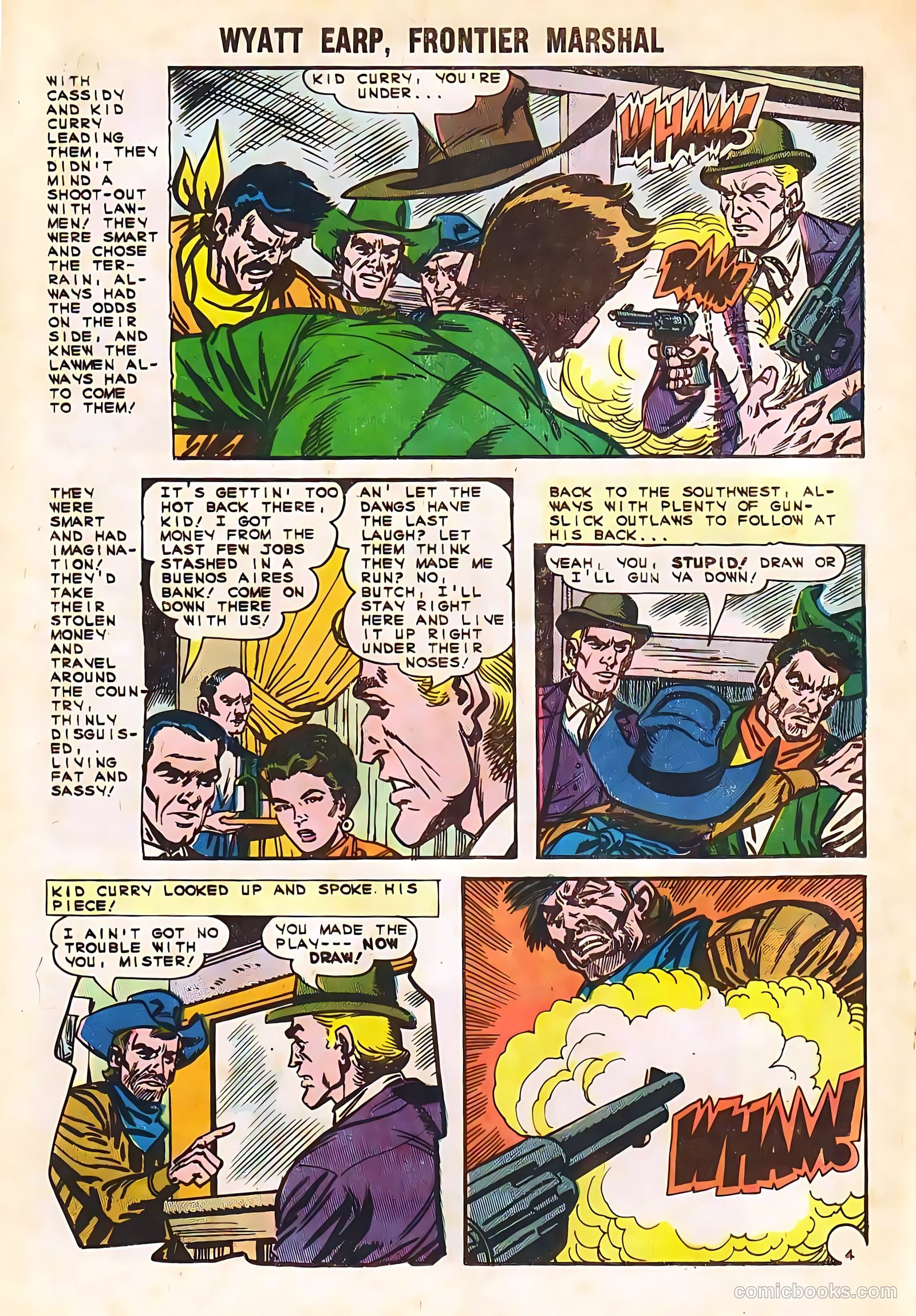 Wyatt Earp, Frontier Marshal #58 (1965, Charlton) — page 18 of 36