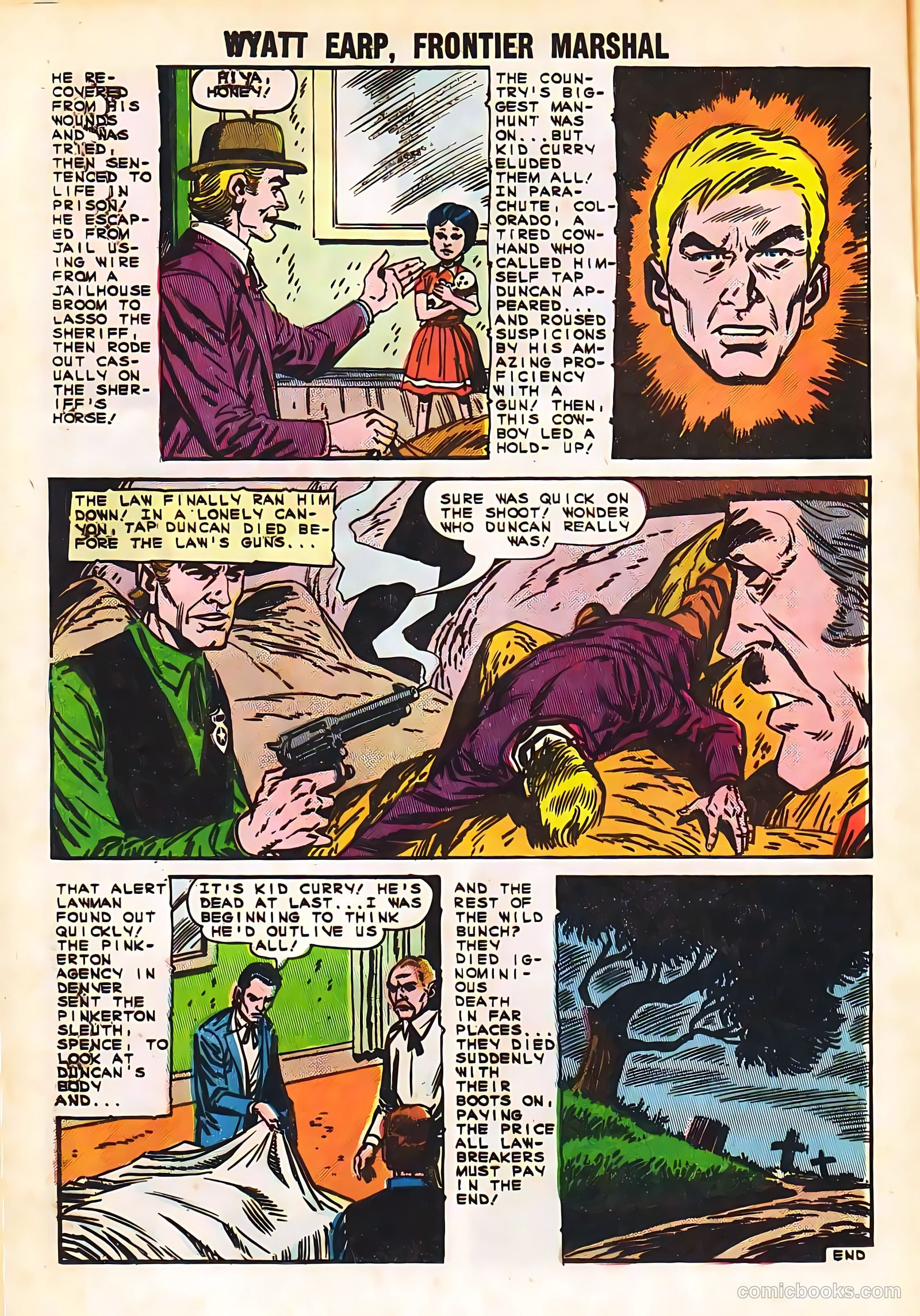 Wyatt Earp, Frontier Marshal #58 (1965, Charlton) — page 20 of 36