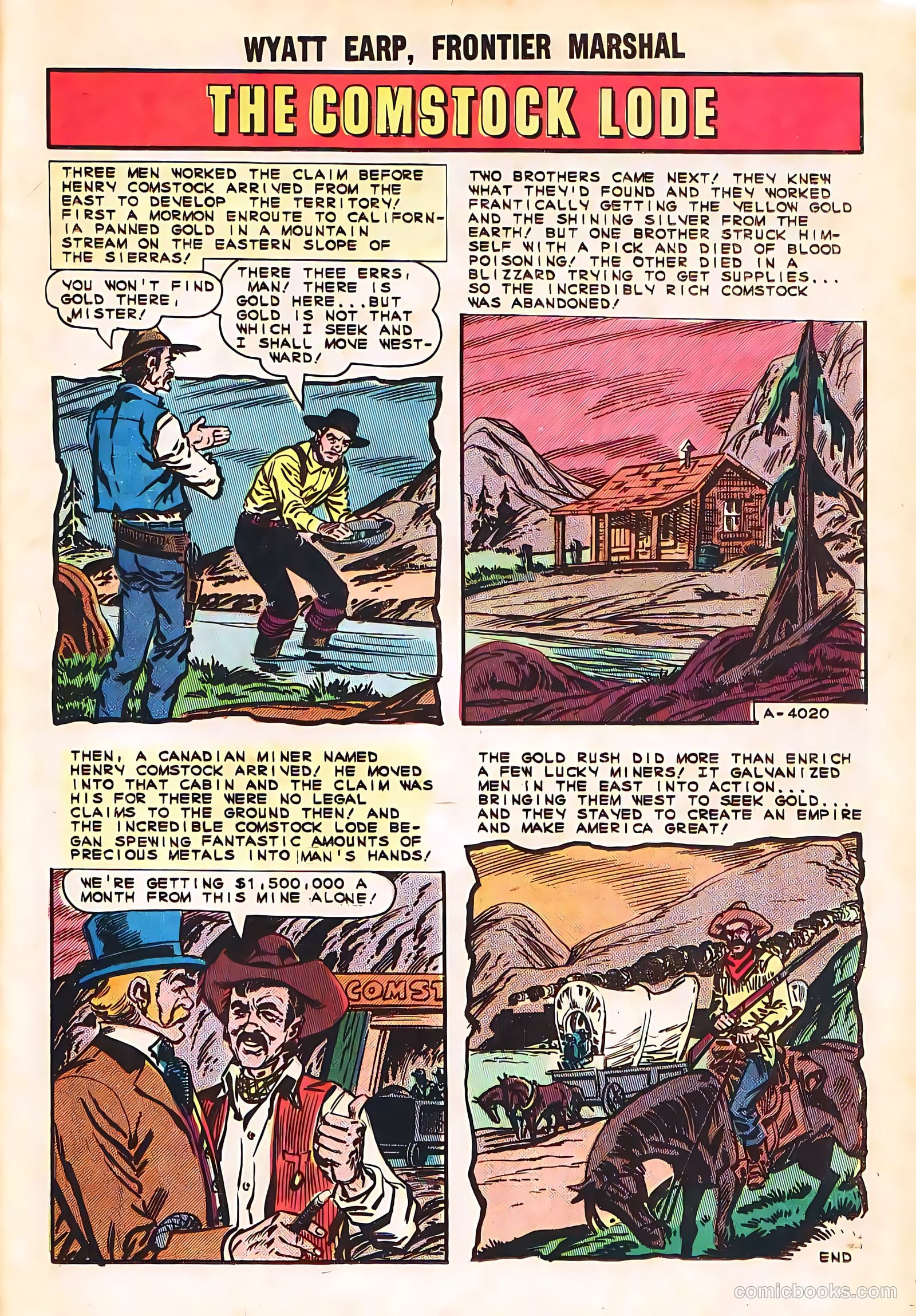 Wyatt Earp, Frontier Marshal #58 (1965, Charlton) — page 21 of 36