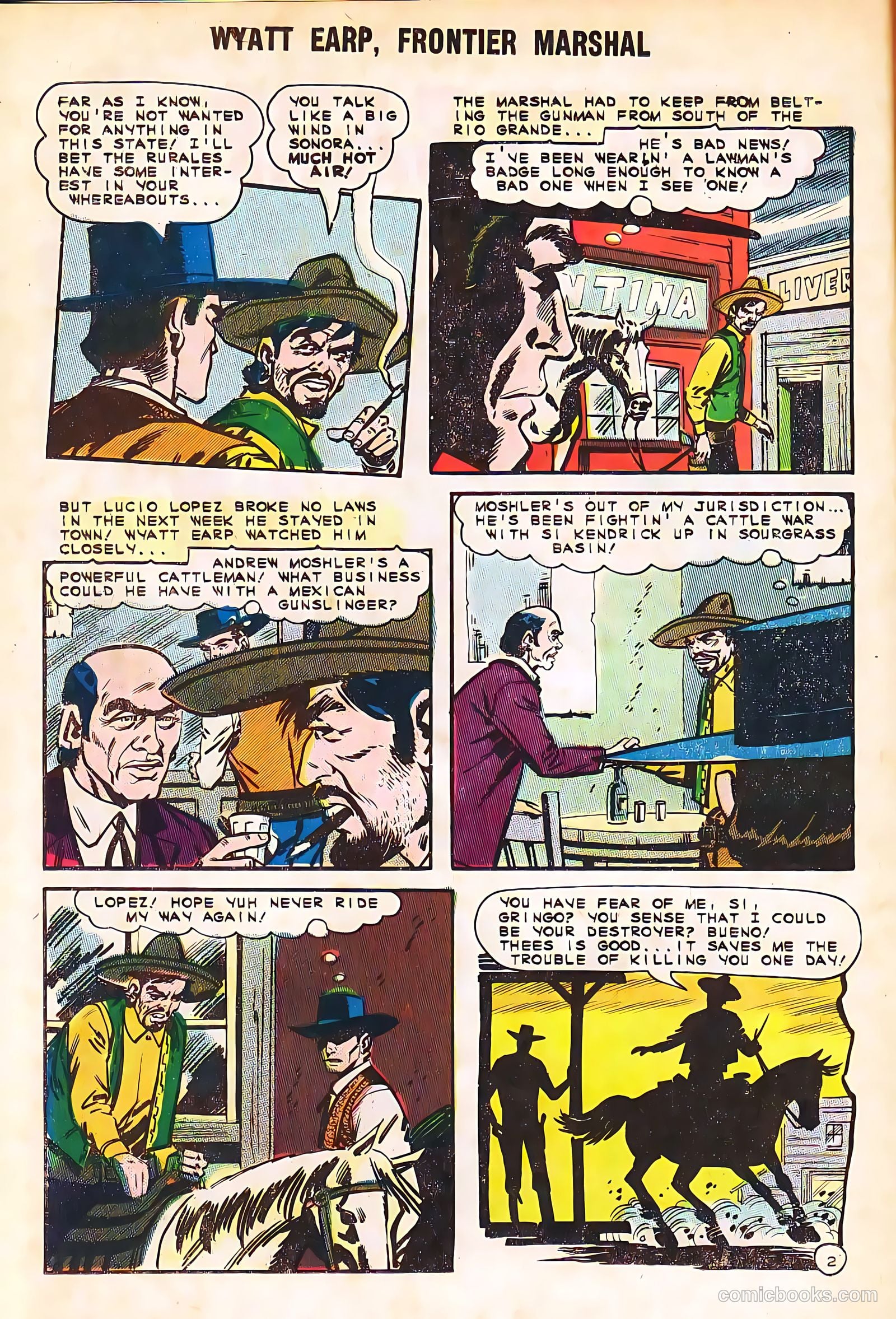 Wyatt Earp, Frontier Marshal #58 (1965, Charlton) — page 26 of 36