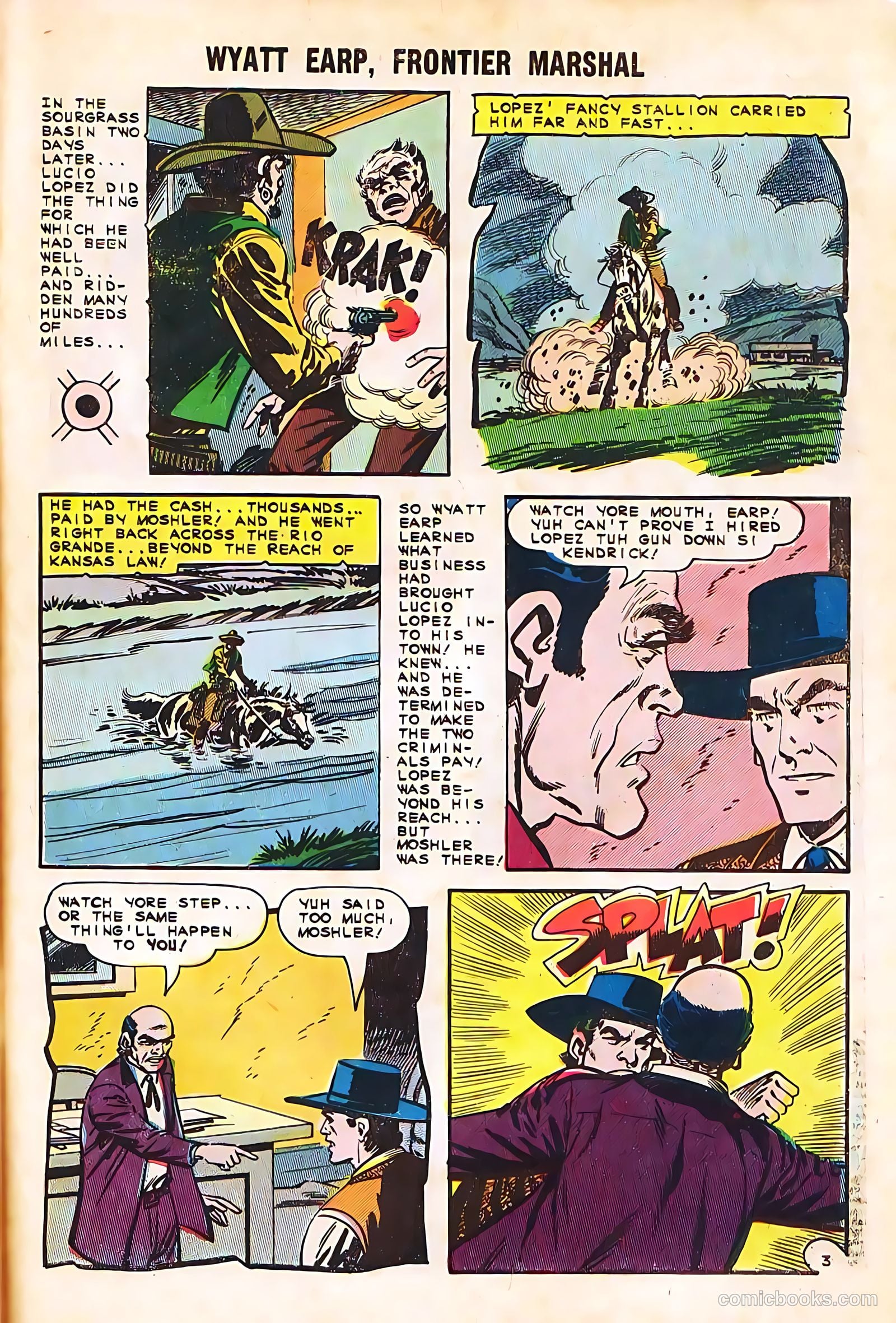 Wyatt Earp, Frontier Marshal #58 (1965, Charlton) — page 27 of 36