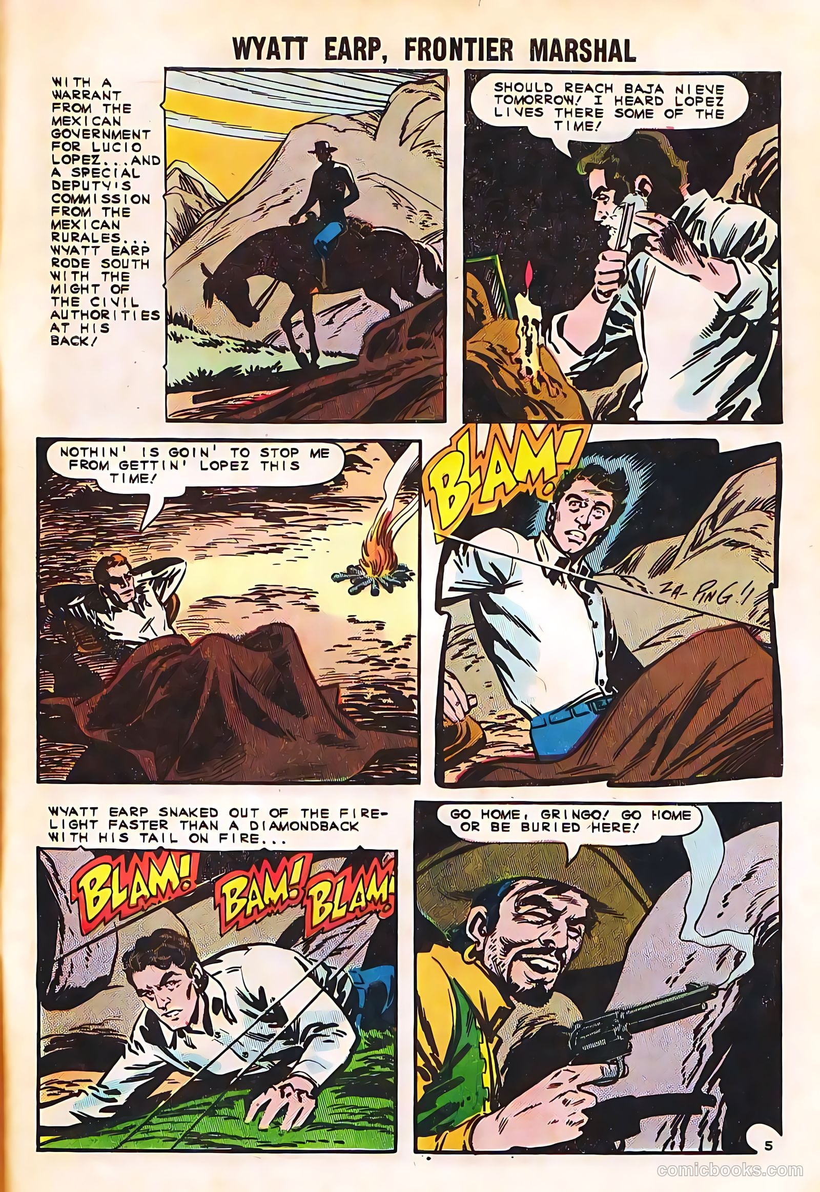 Wyatt Earp, Frontier Marshal #58 (1965, Charlton) — page 29 of 36