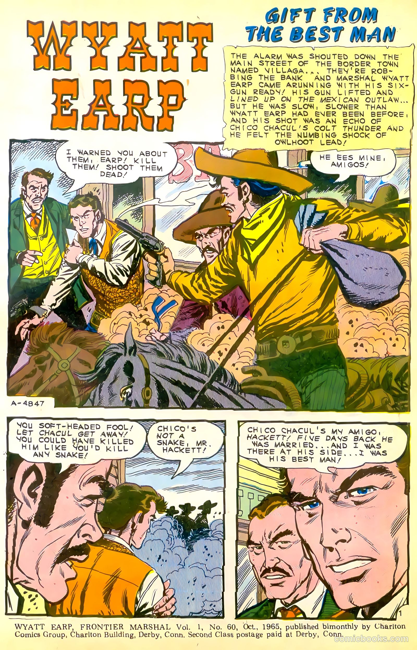 Wyatt Earp, Frontier Marshal #60 (1965) — page 3