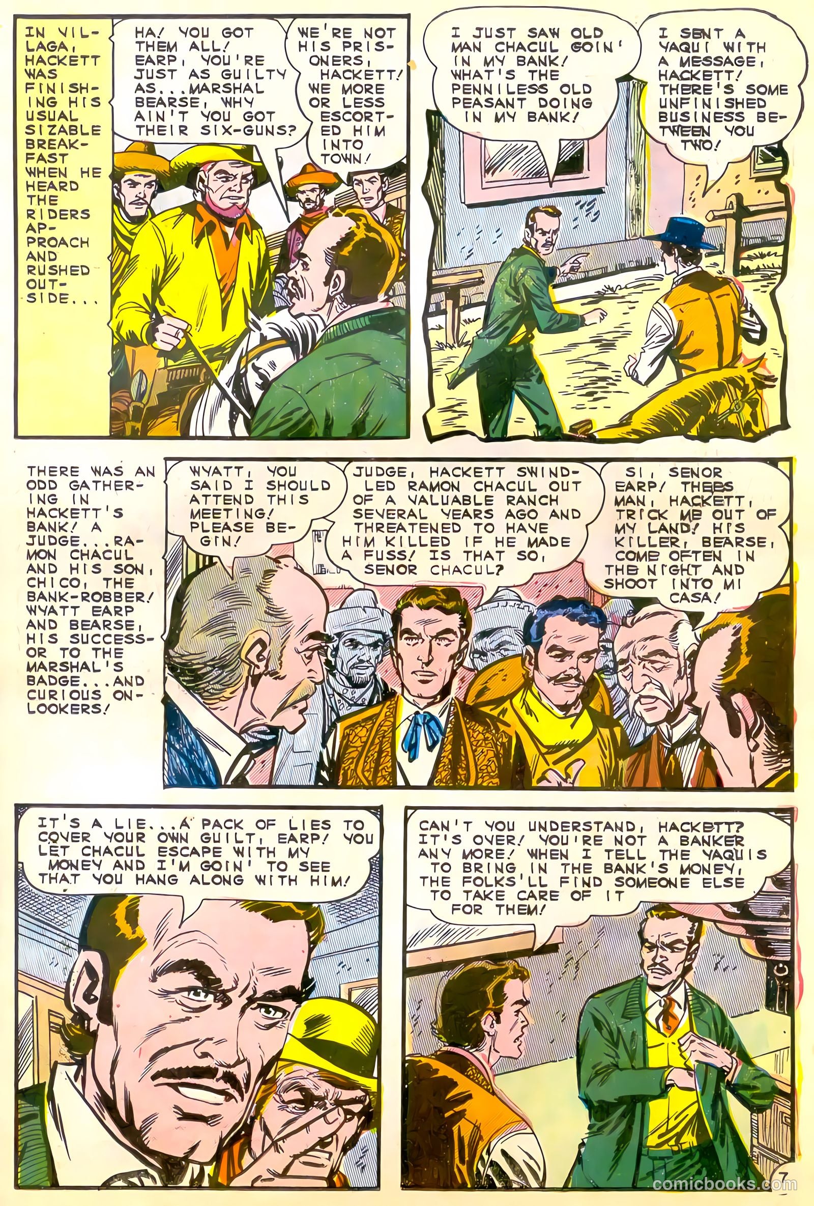 Wyatt Earp, Frontier Marshal #60 (1965) — page 11