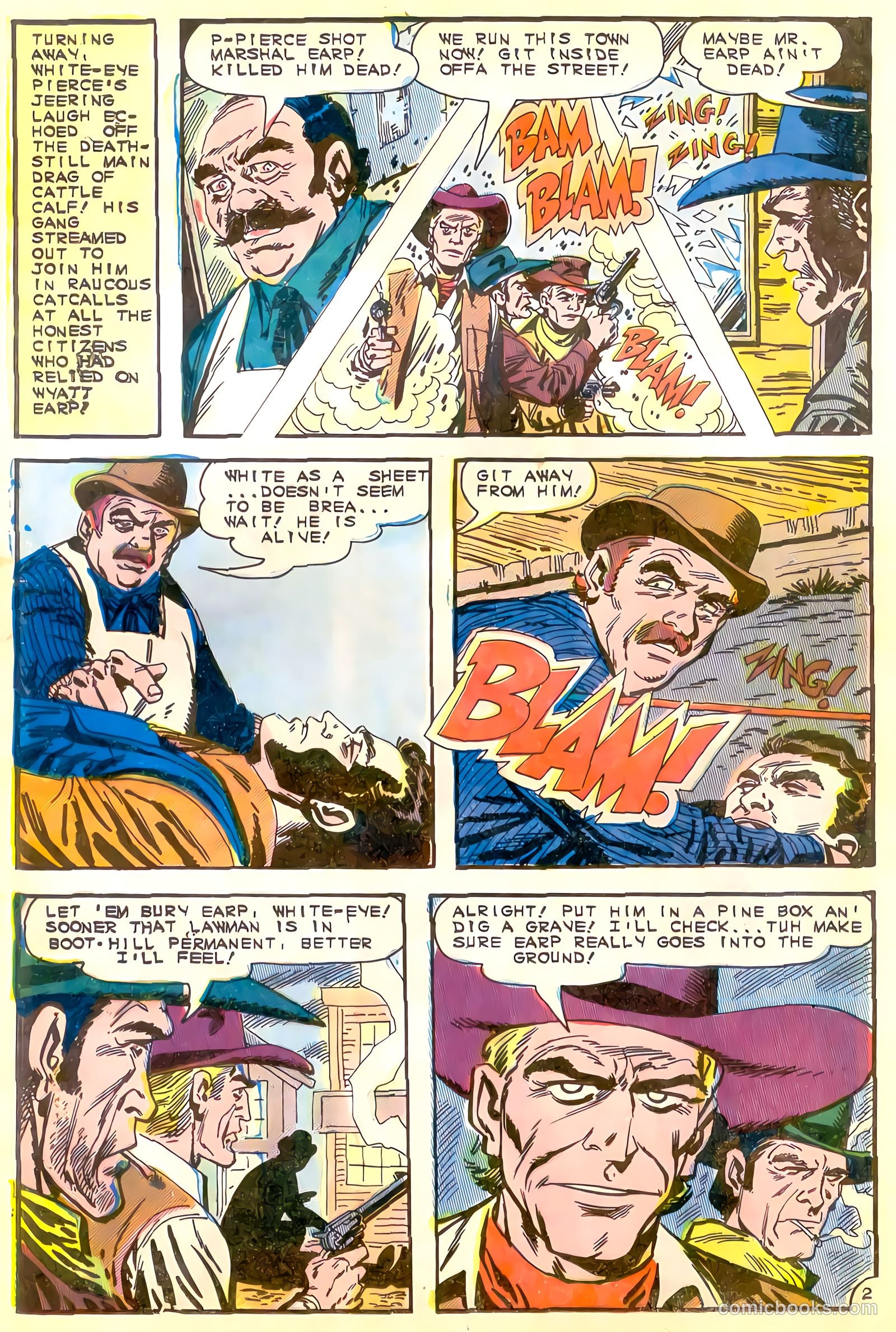 Wyatt Earp, Frontier Marshal #60 (1965) — page 16