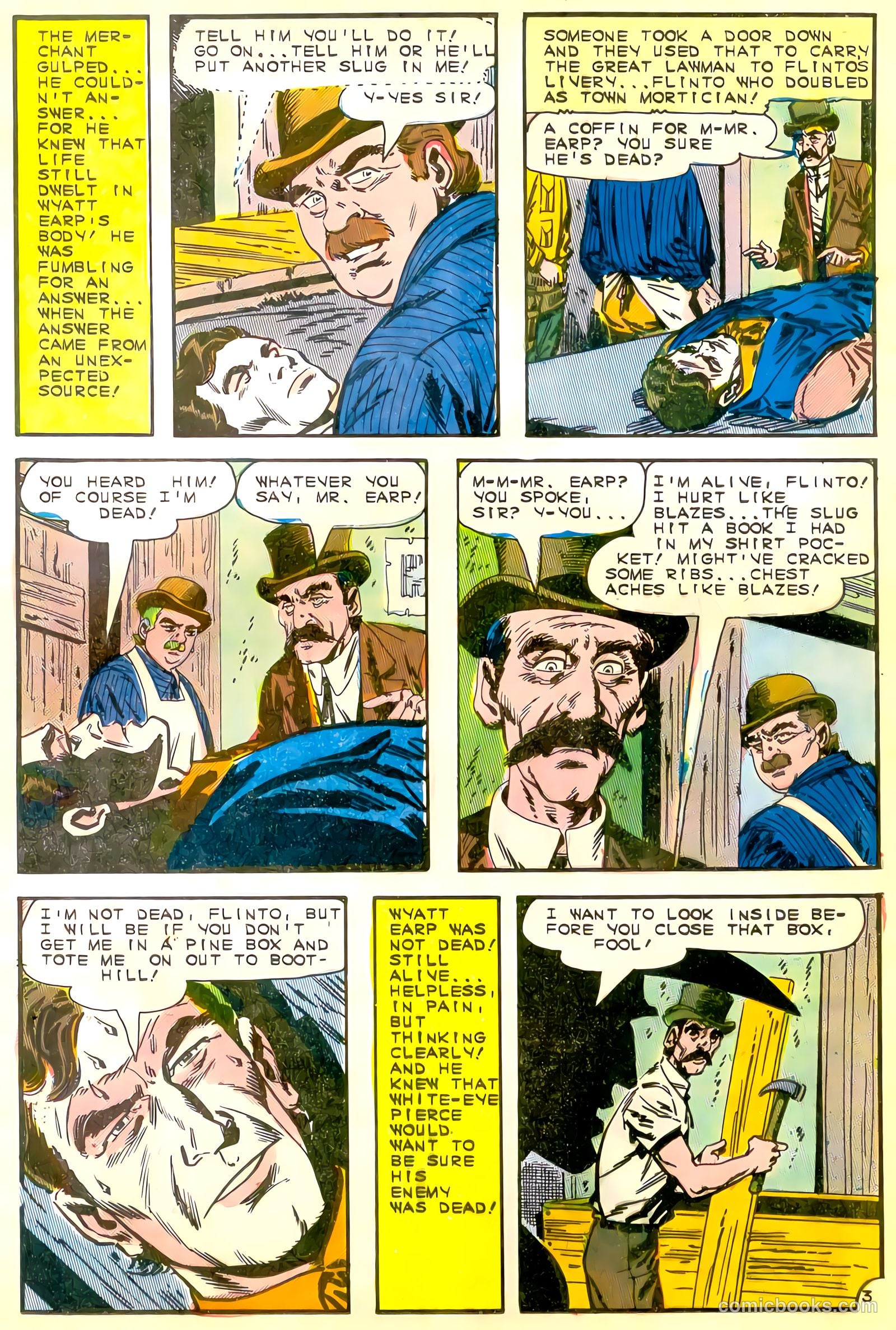 Wyatt Earp, Frontier Marshal #60 (1965) — page 17