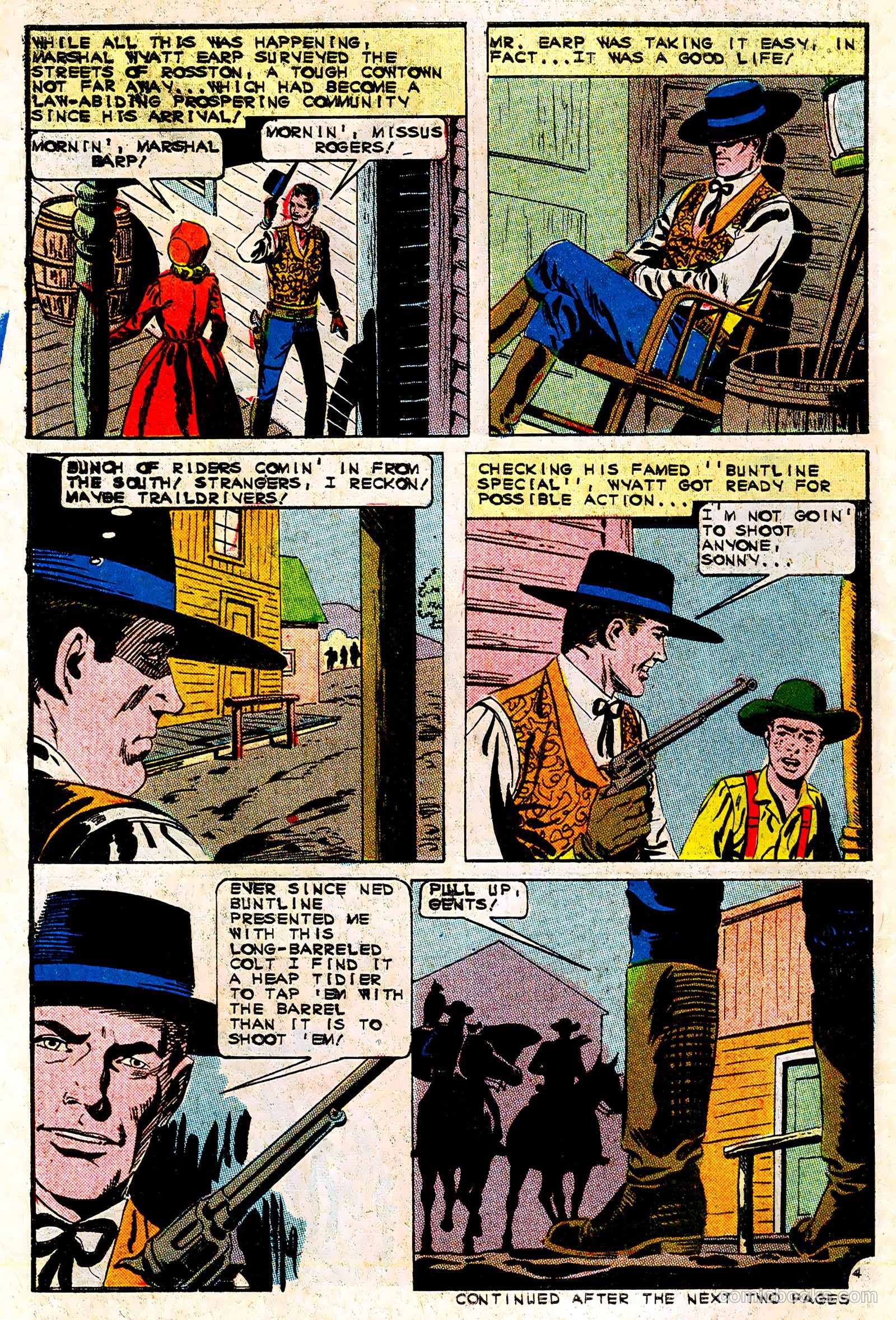 Wyatt Earp, Frontier Marshal #65 (1966) — page 6