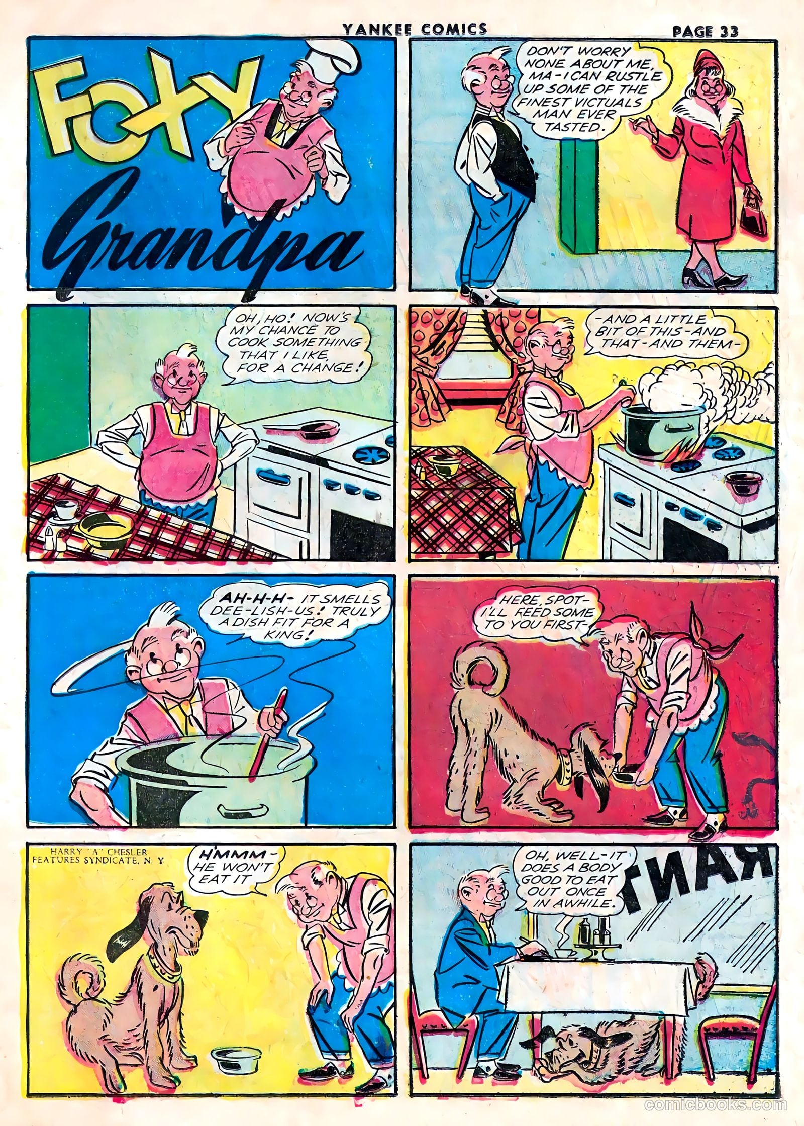 Yankee Comics #4 (1942) — page 34 of 65