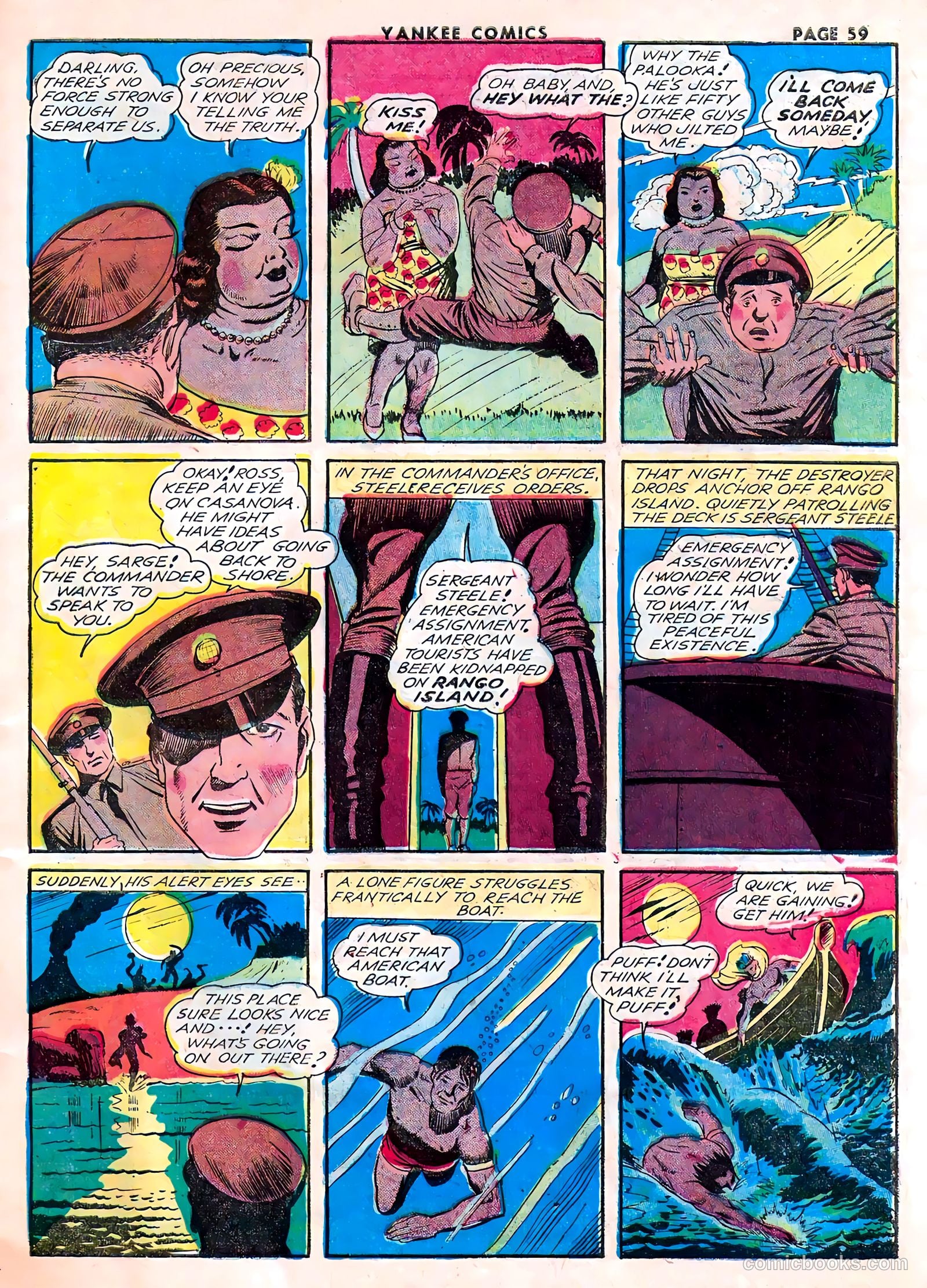 Yankee Comics #4 (1942) — page 60 of 65