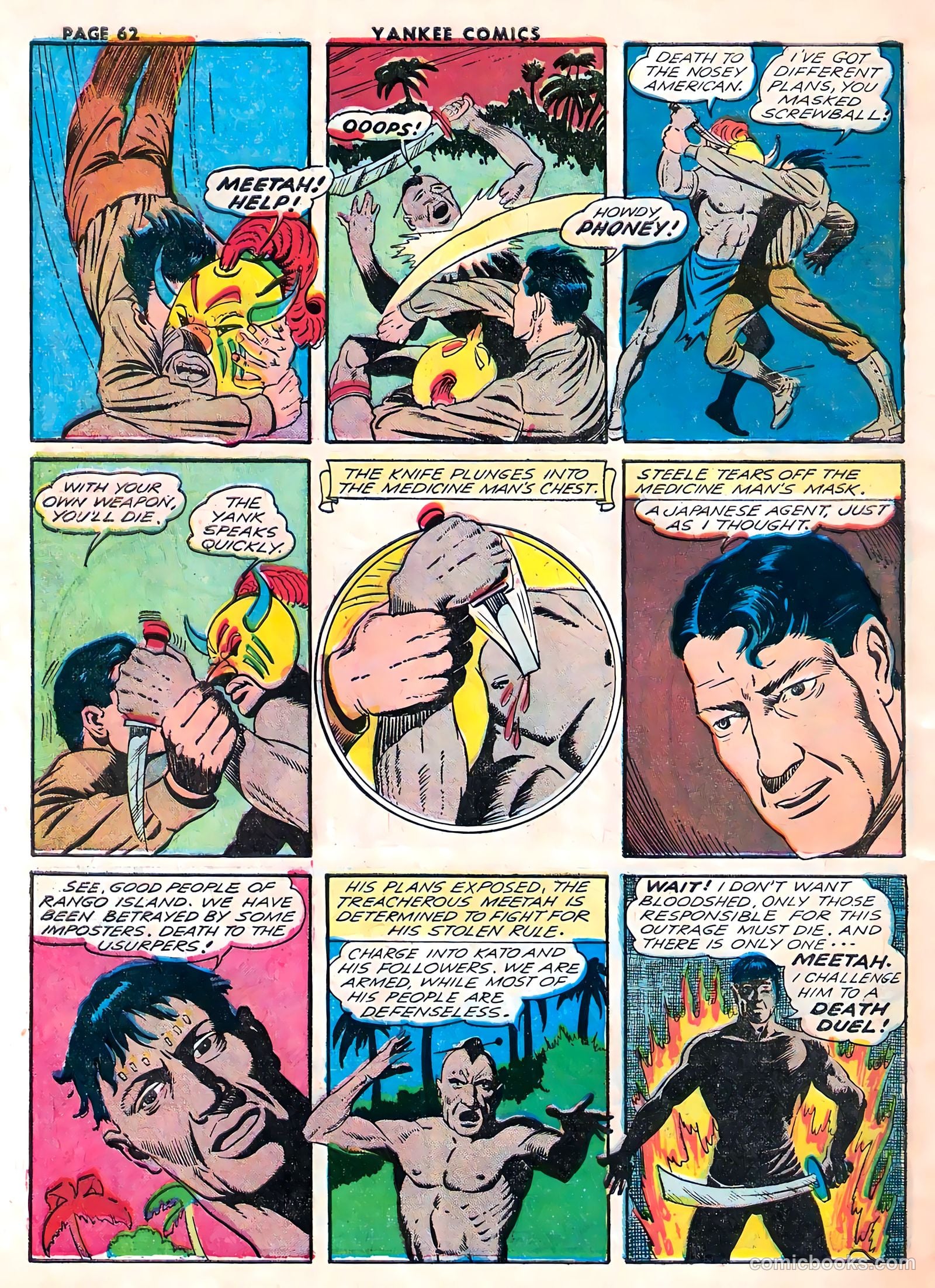 Yankee Comics #4 (1942) — page 63 of 65