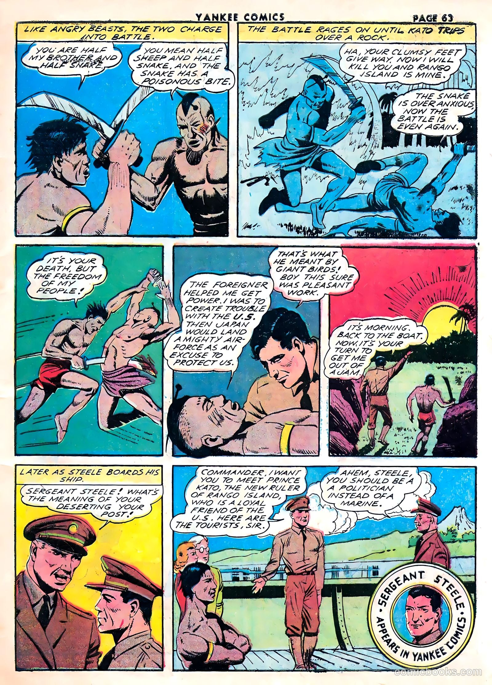 Yankee Comics #4 (1942) — page 64 of 65