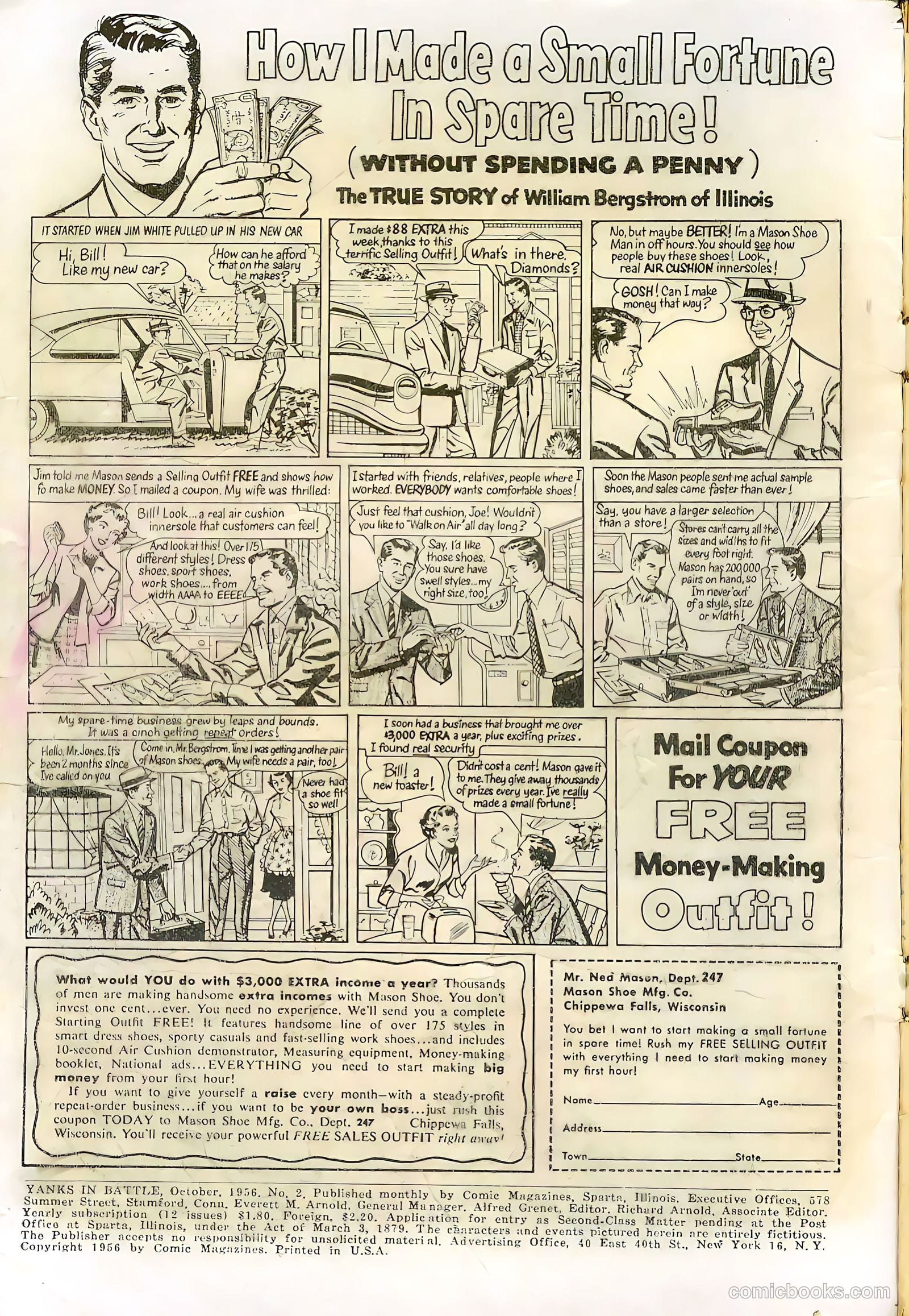 Yanks in Battle #2 (1956) — page 3 of 36