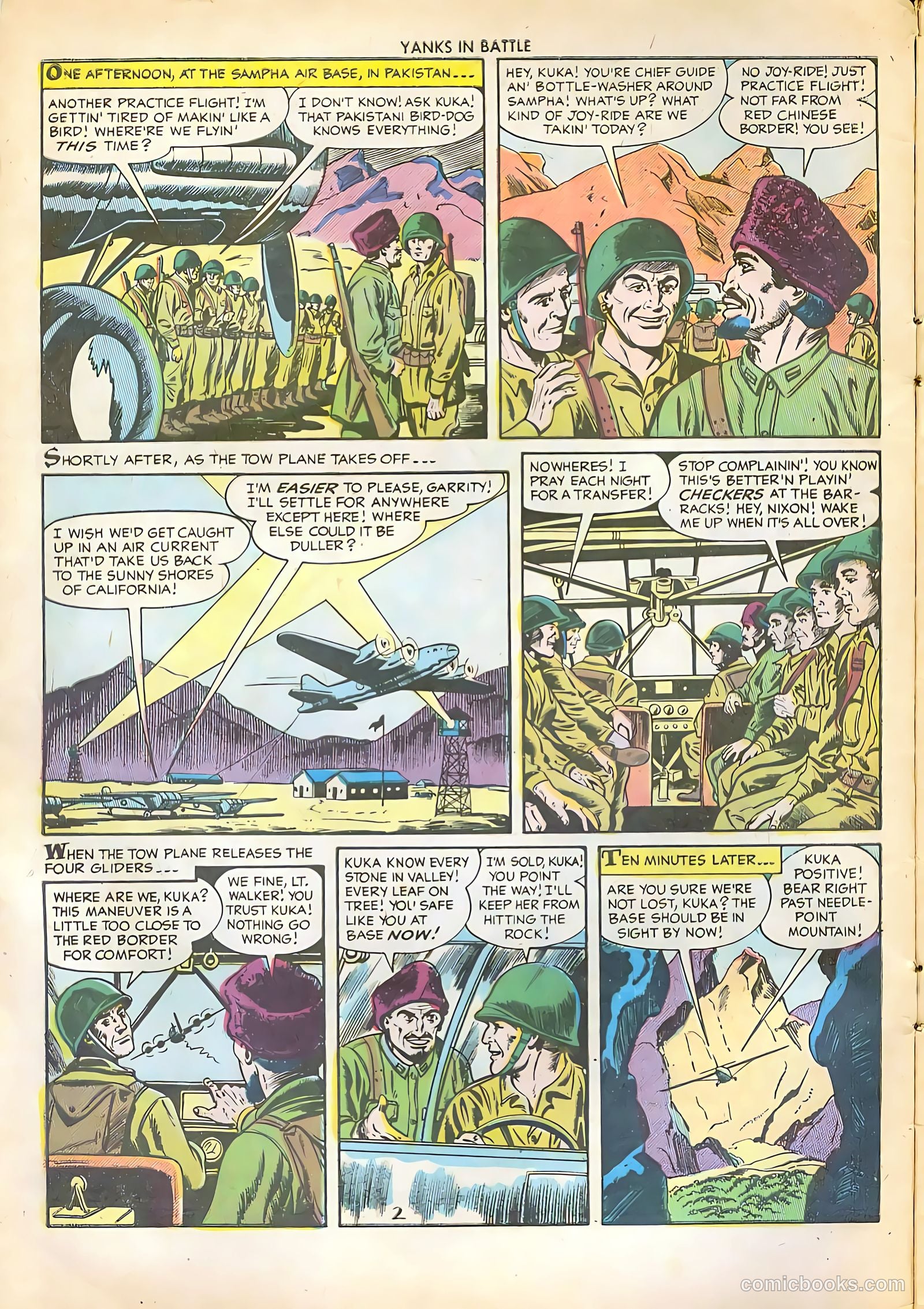 Yanks in Battle #2 (1956) — page 5 of 36