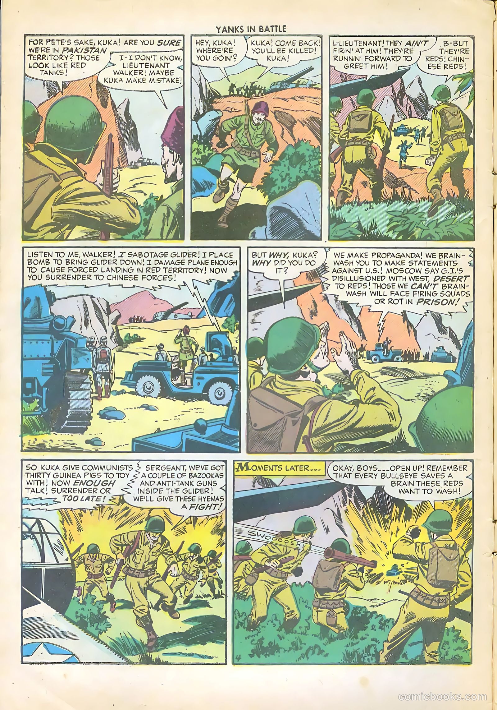 Yanks in Battle #2 (1956) — page 7 of 36