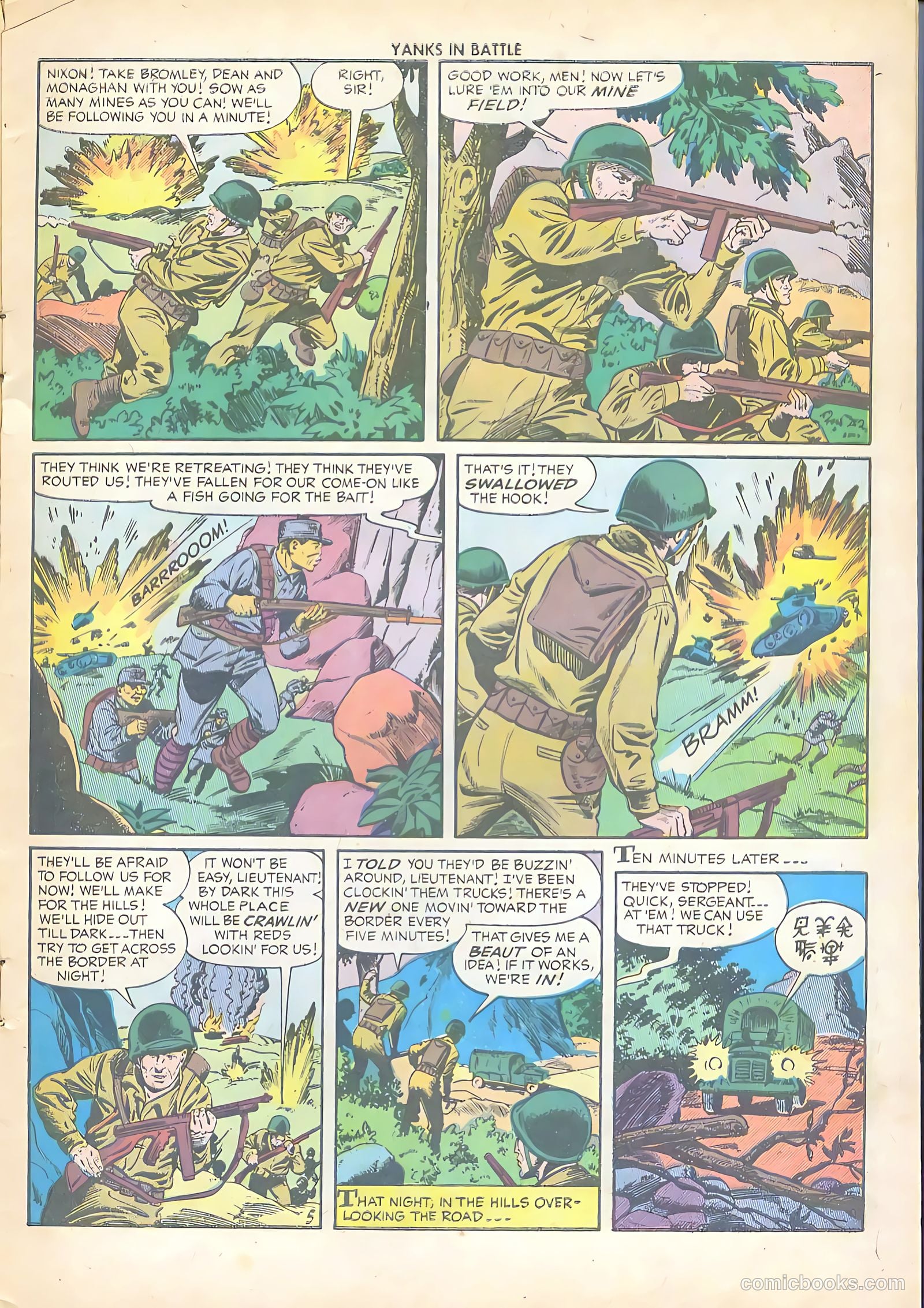 Yanks in Battle #2 (1956) — page 8 of 36