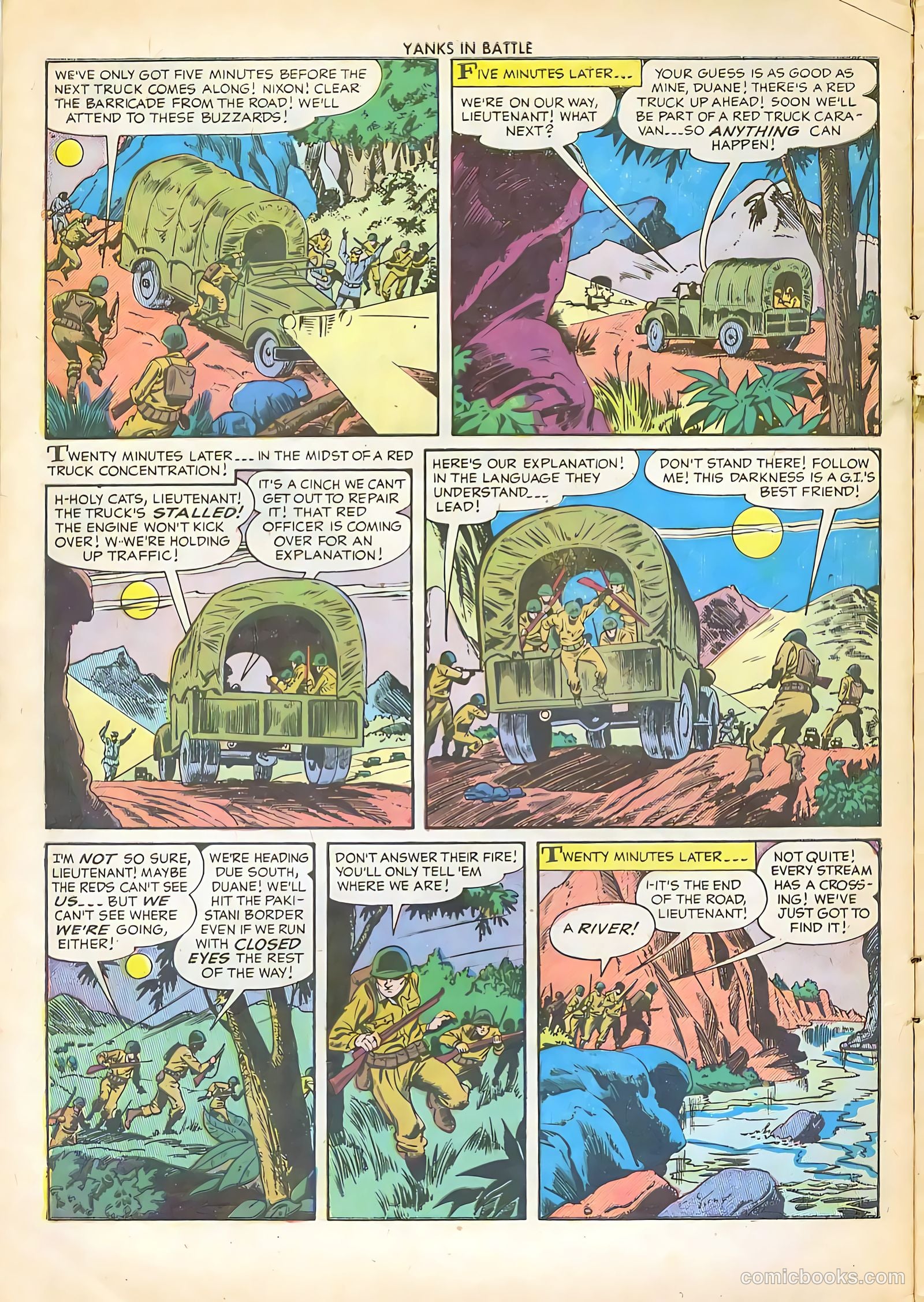 Yanks in Battle #2 (1956) — page 9 of 36