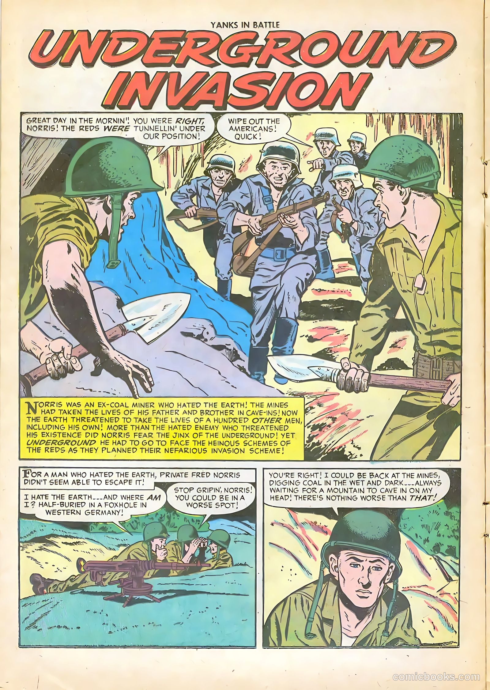 Yanks in Battle #2 (1956) — page 13 of 36