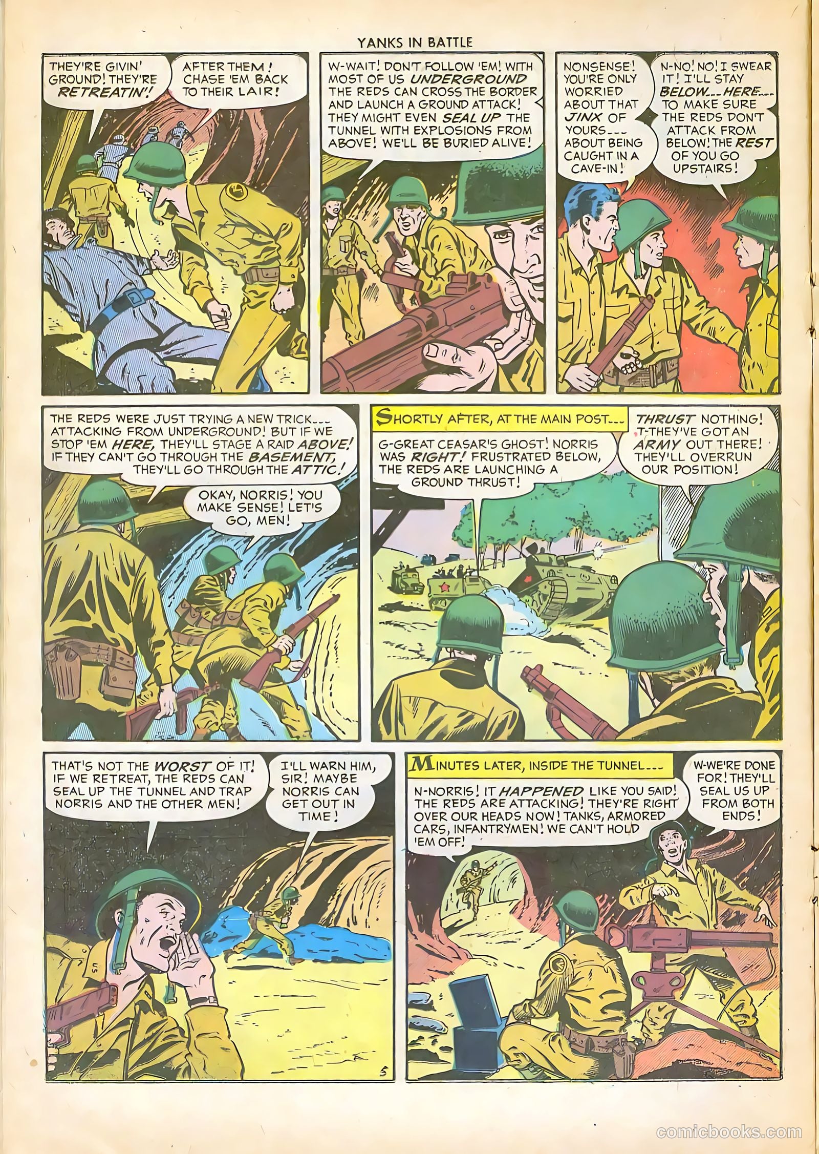 Yanks in Battle #2 (1956) — page 17 of 36