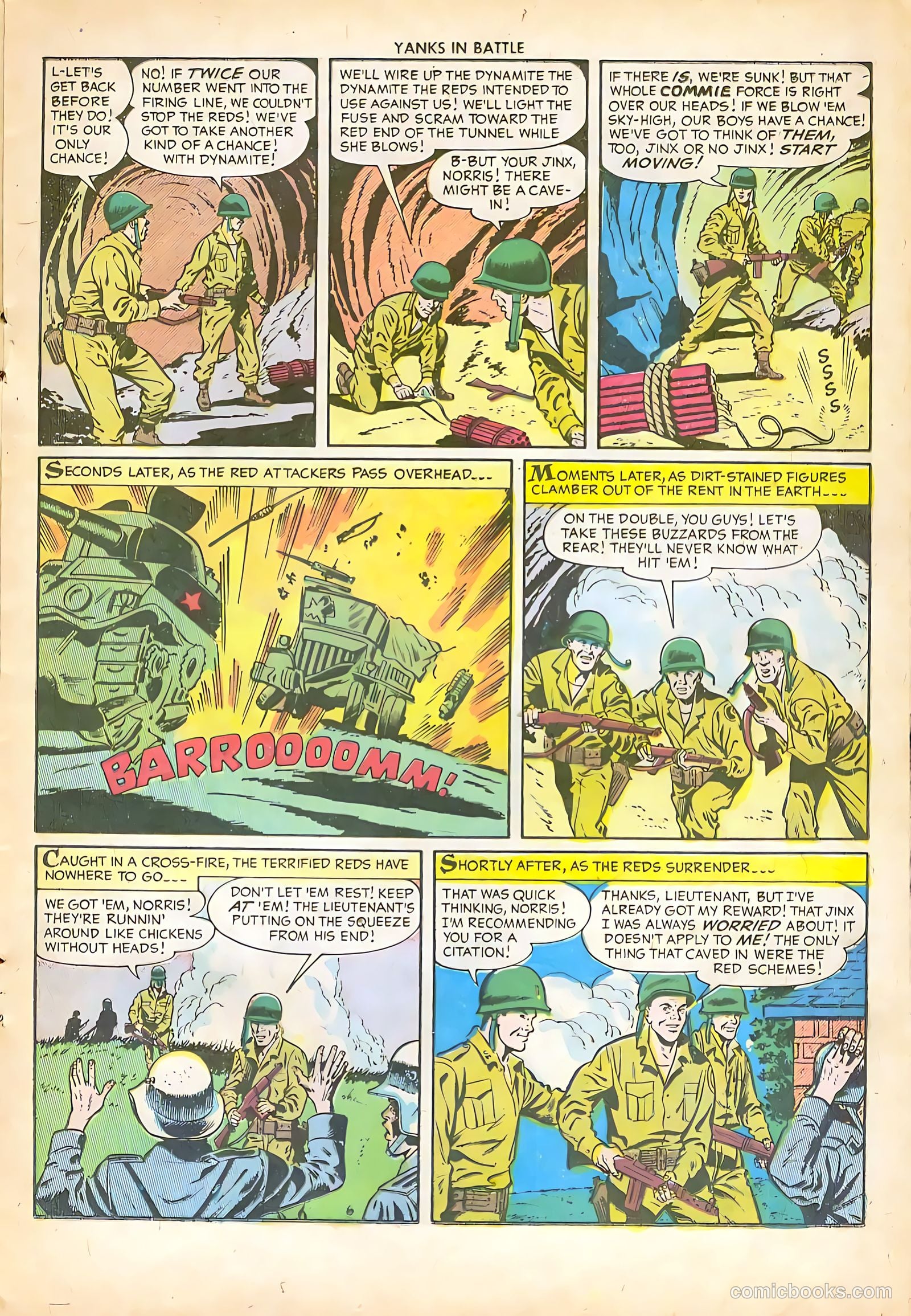 Yanks in Battle #2 (1956) — page 18 of 36