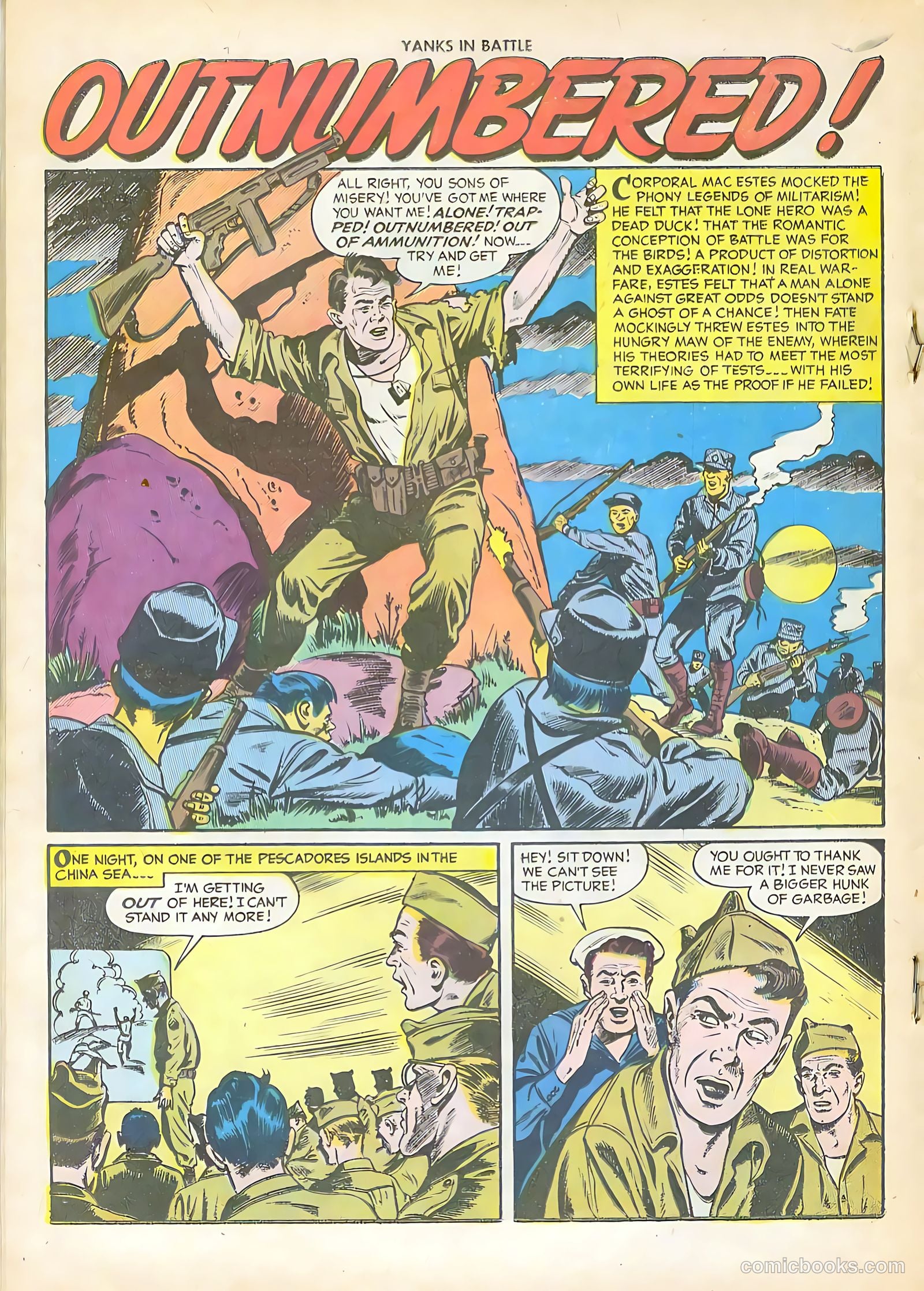 Yanks in Battle #2 (1956) — page 19 of 36