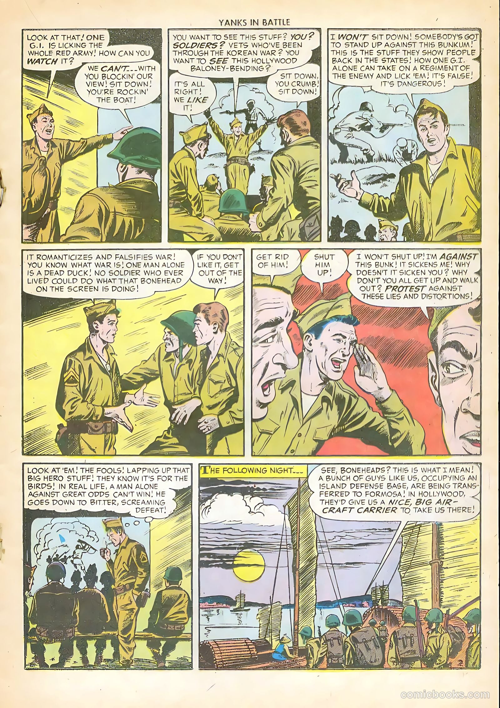 Yanks in Battle #2 (1956) — page 20 of 36