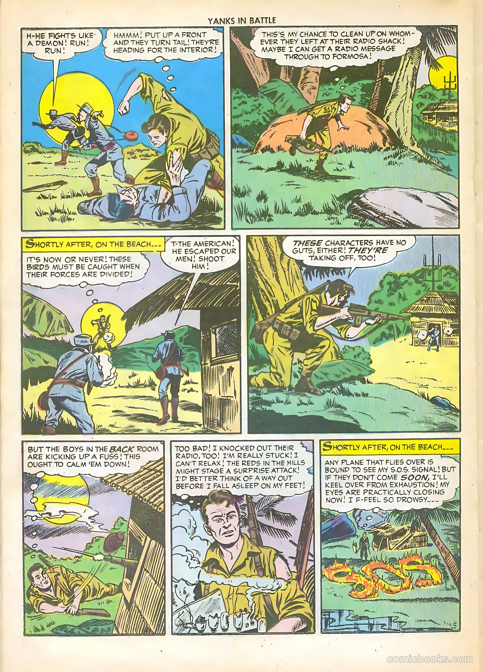 Yanks in Battle #2 (1956) — page 23 of 36