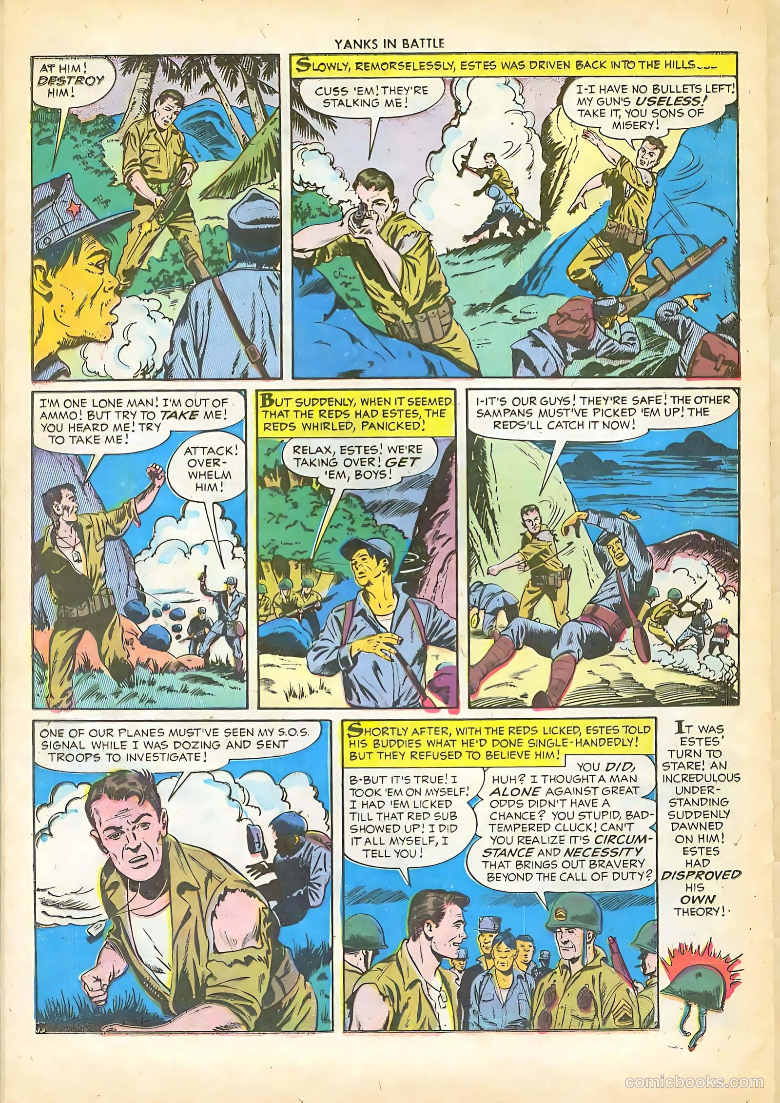 Yanks in Battle #2 (1956) — page 25 of 36