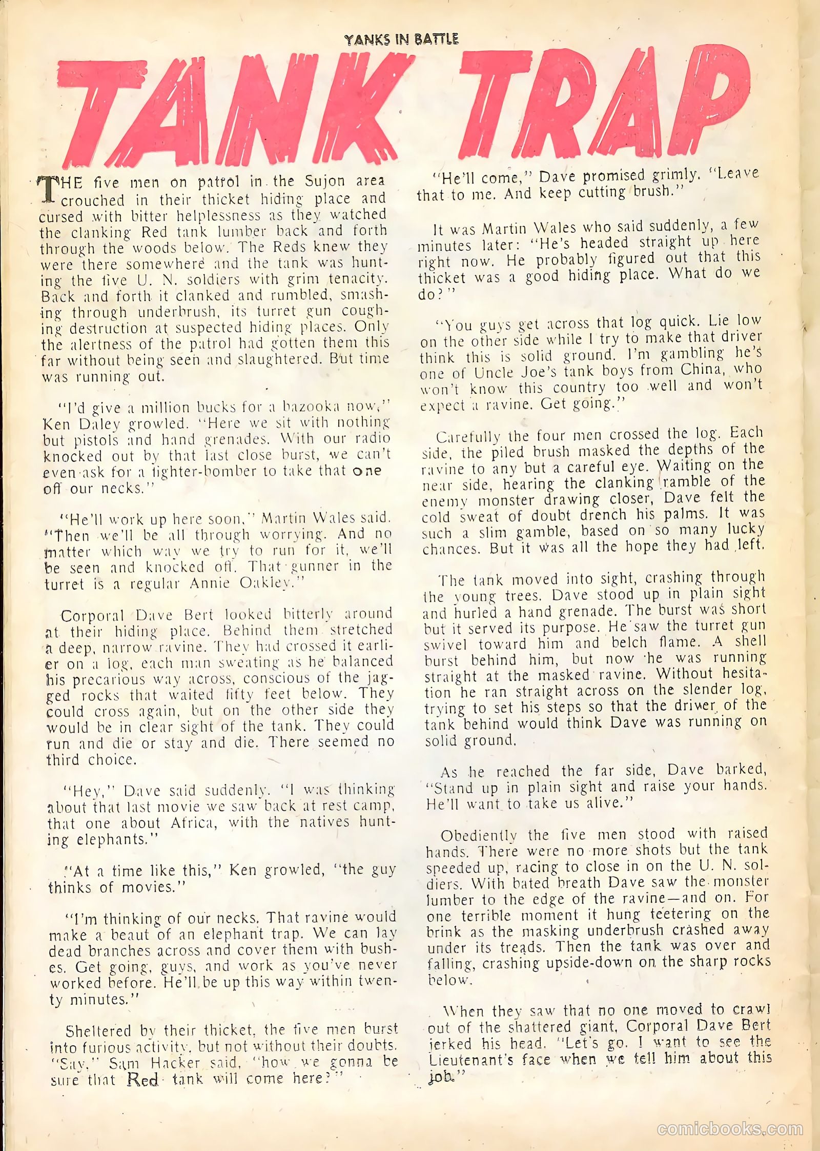 Yanks in Battle #2 (1956) — page 27 of 36