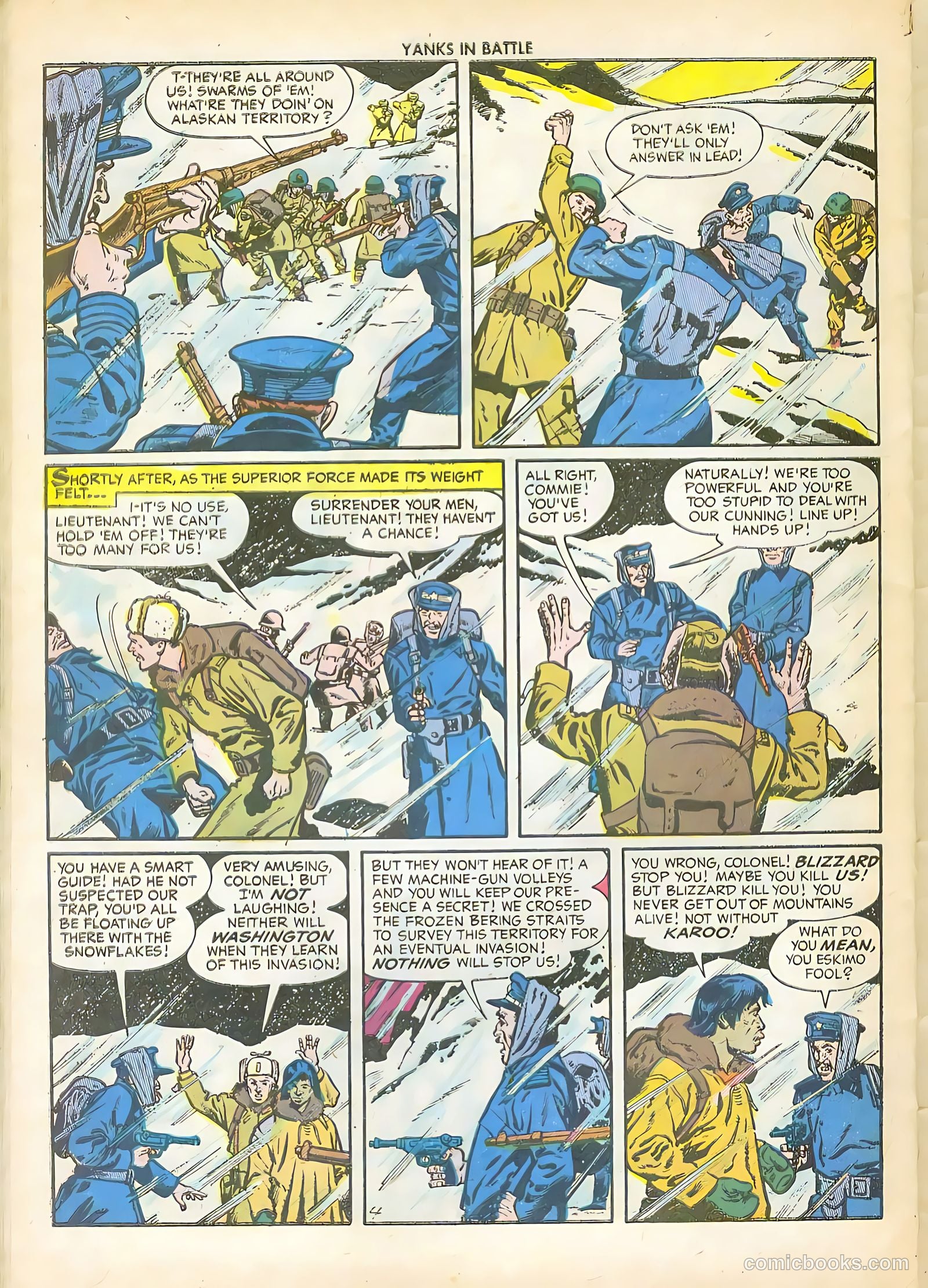 Yanks in Battle #2 (1956) — page 31 of 36
