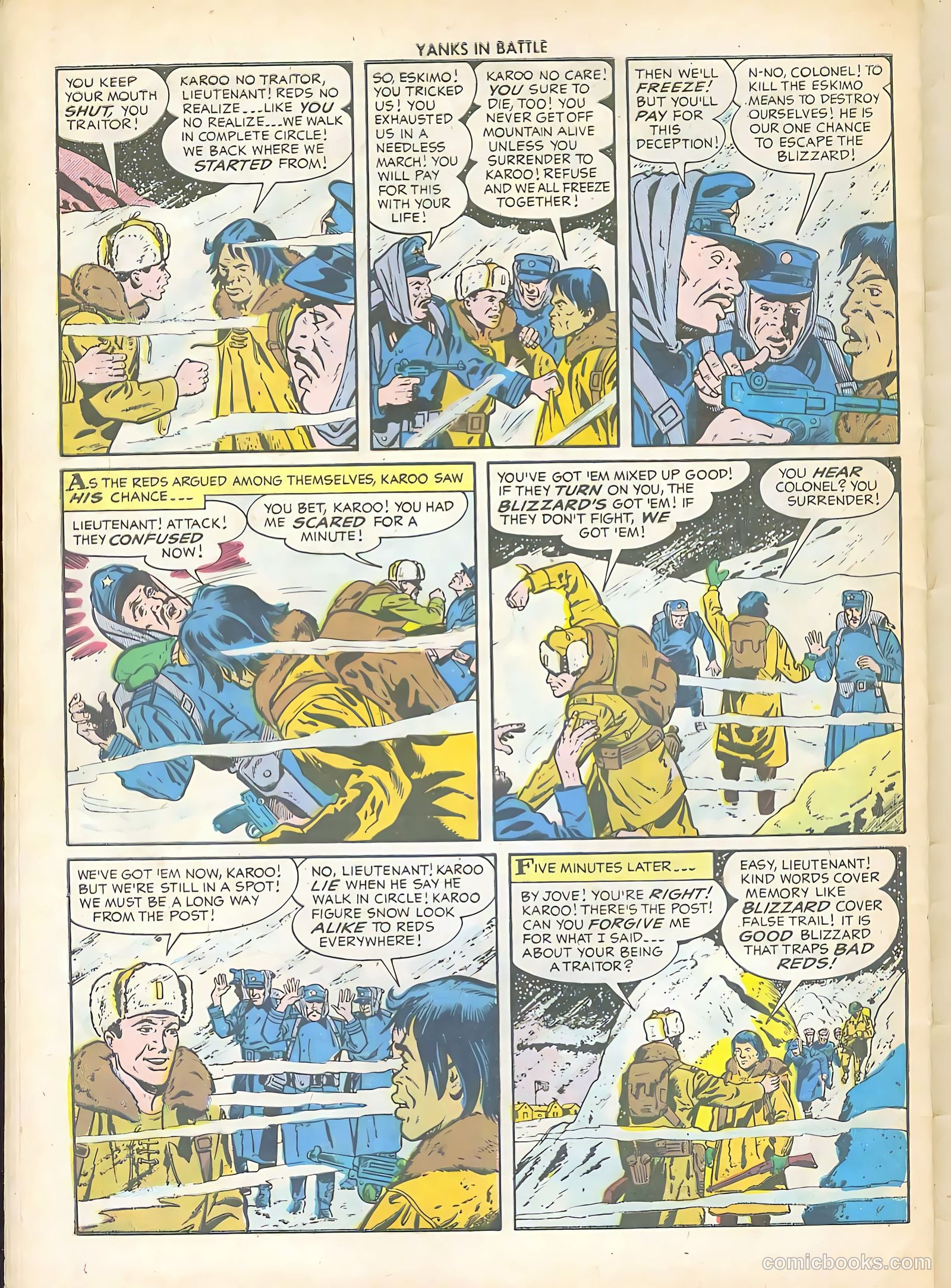 Yanks in Battle #2 (1956) — page 33 of 36