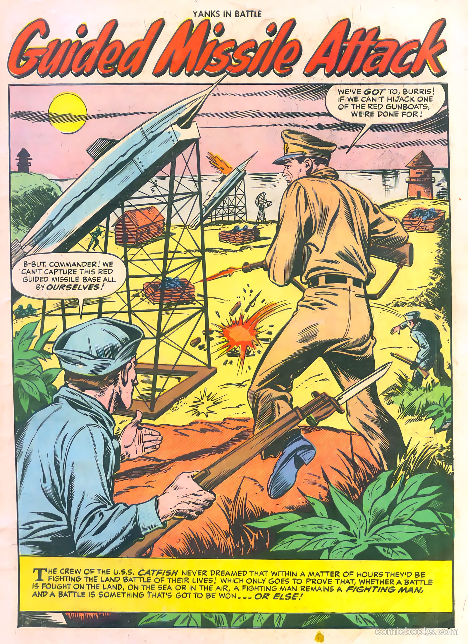 Yanks in Battle #3 (1956) — page 3 of 35