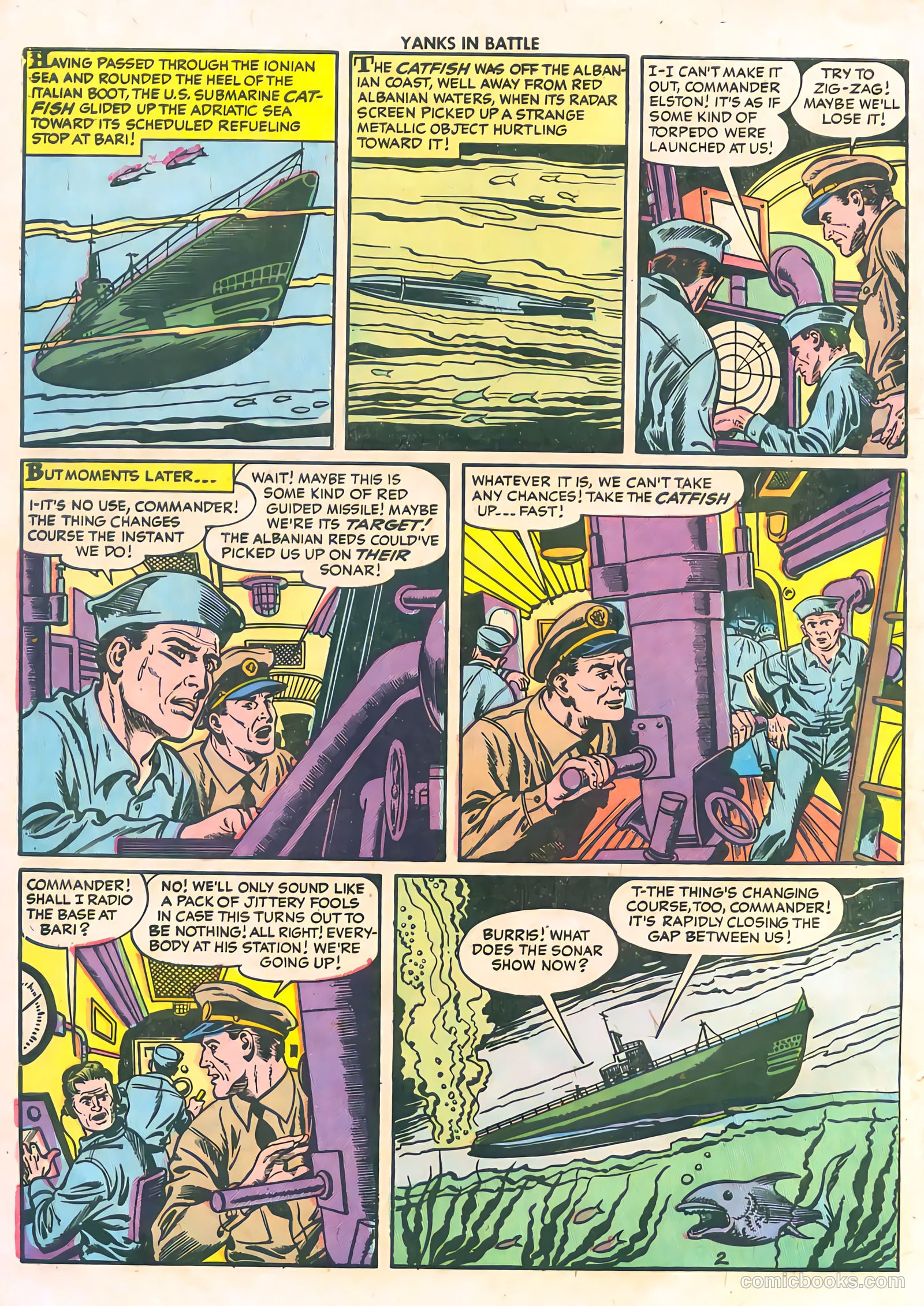 Yanks in Battle #3 (1956) — page 4 of 35