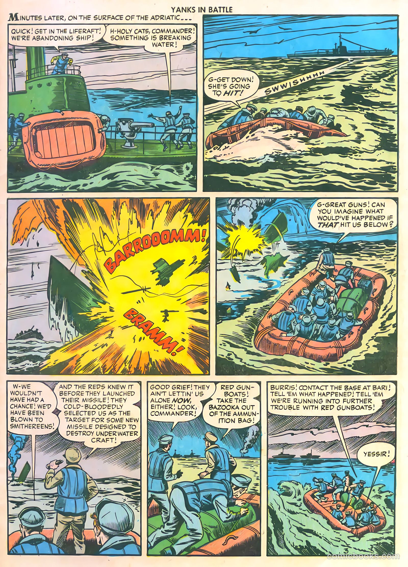 Yanks in Battle #3 (1956) — page 5 of 35