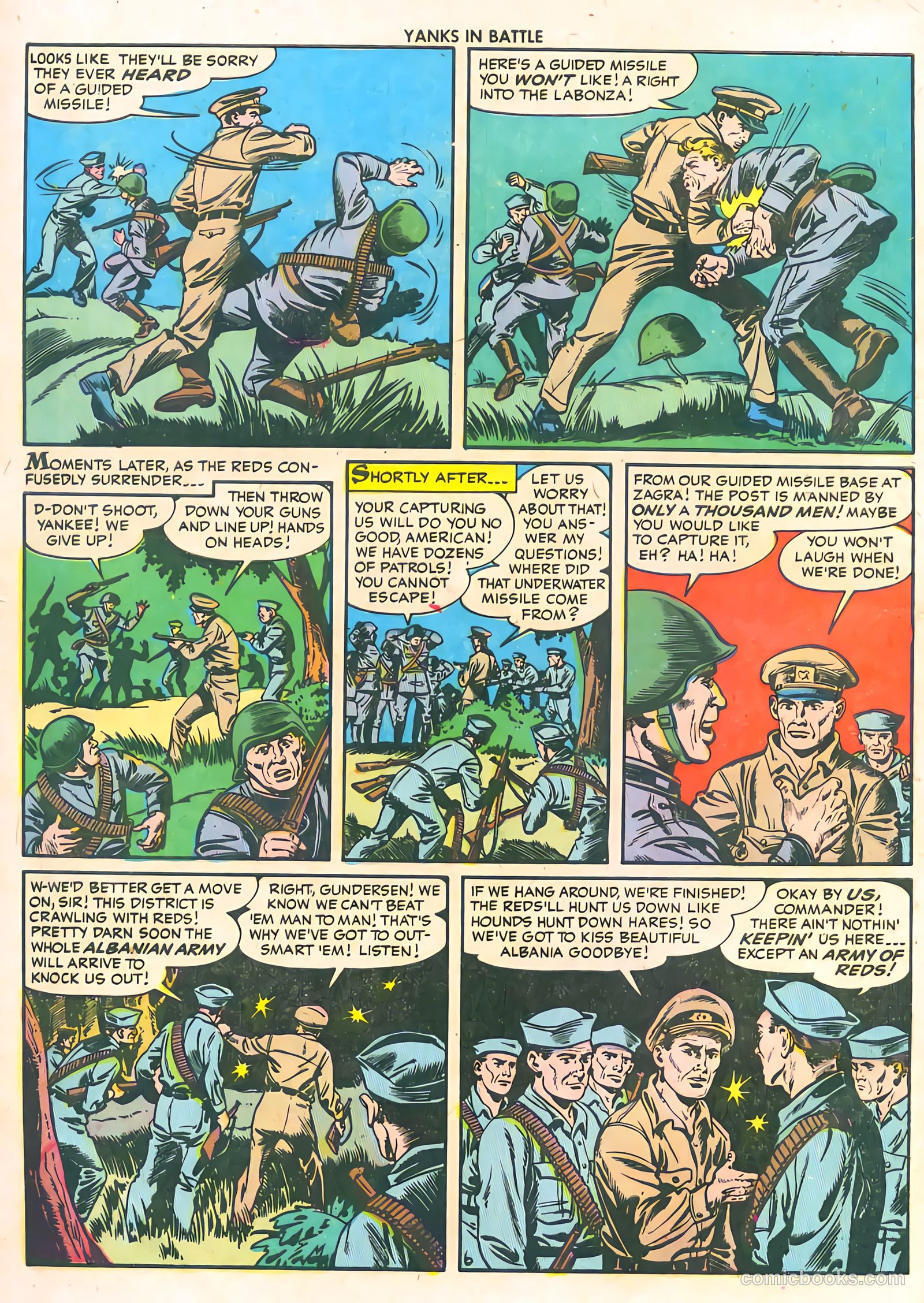 Yanks in Battle #3 (1956) — page 8 of 35