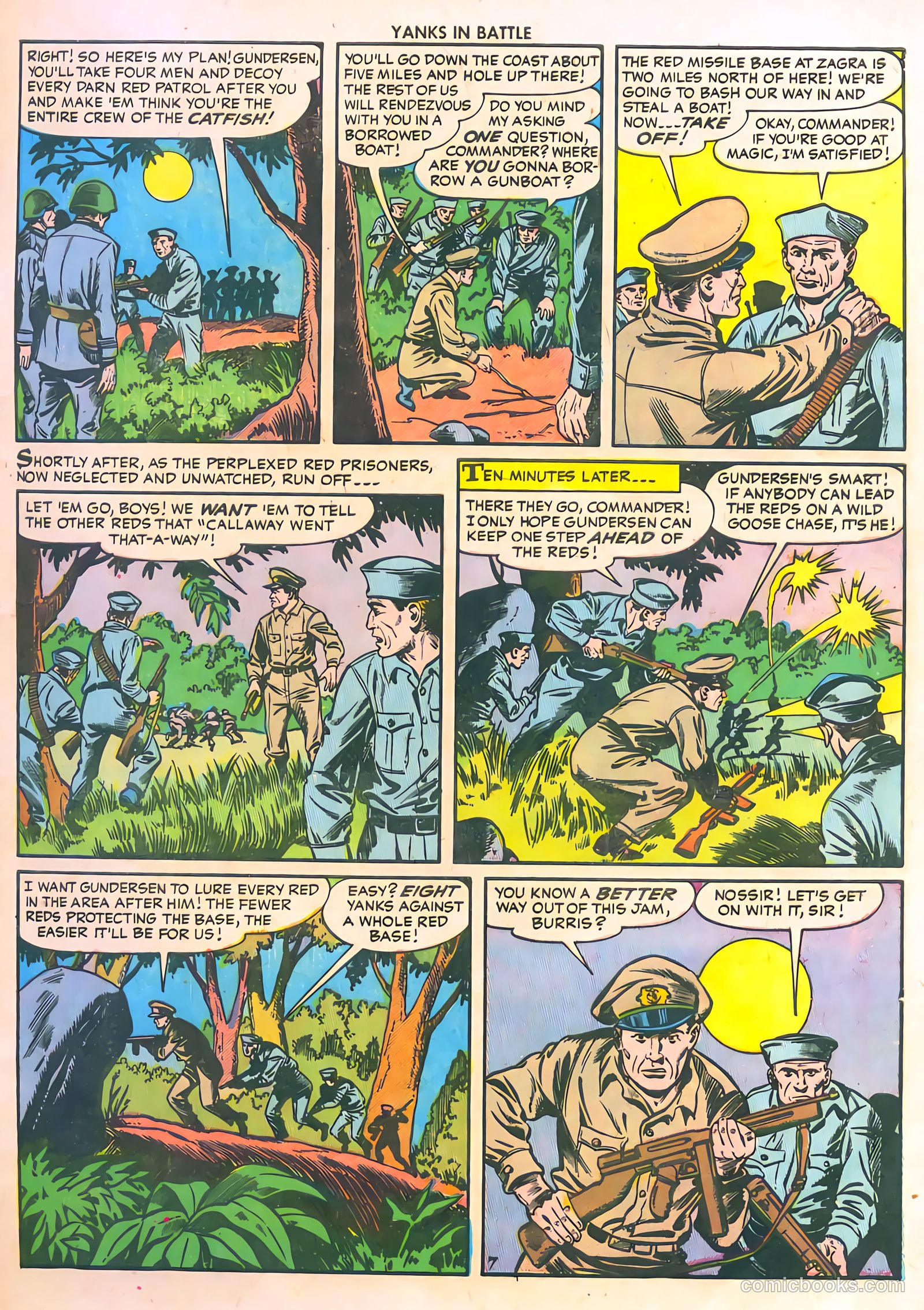Yanks in Battle #3 (1956) — page 9 of 35
