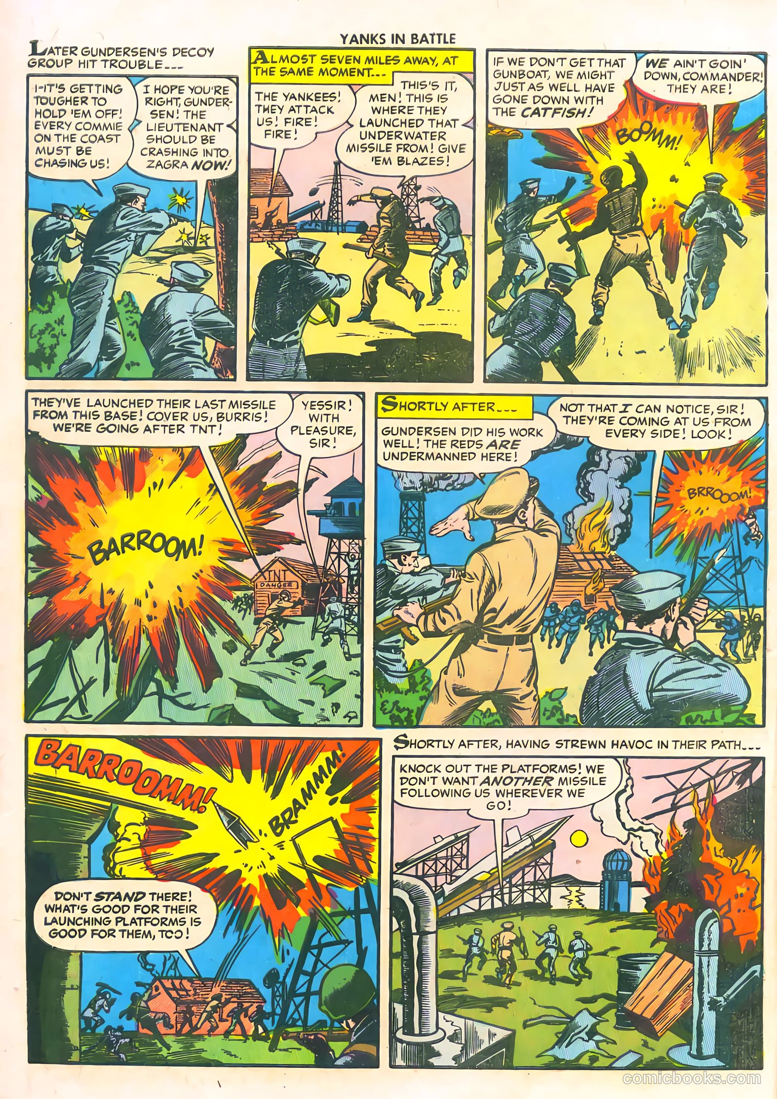 Yanks in Battle #3 (1956) — page 10 of 35