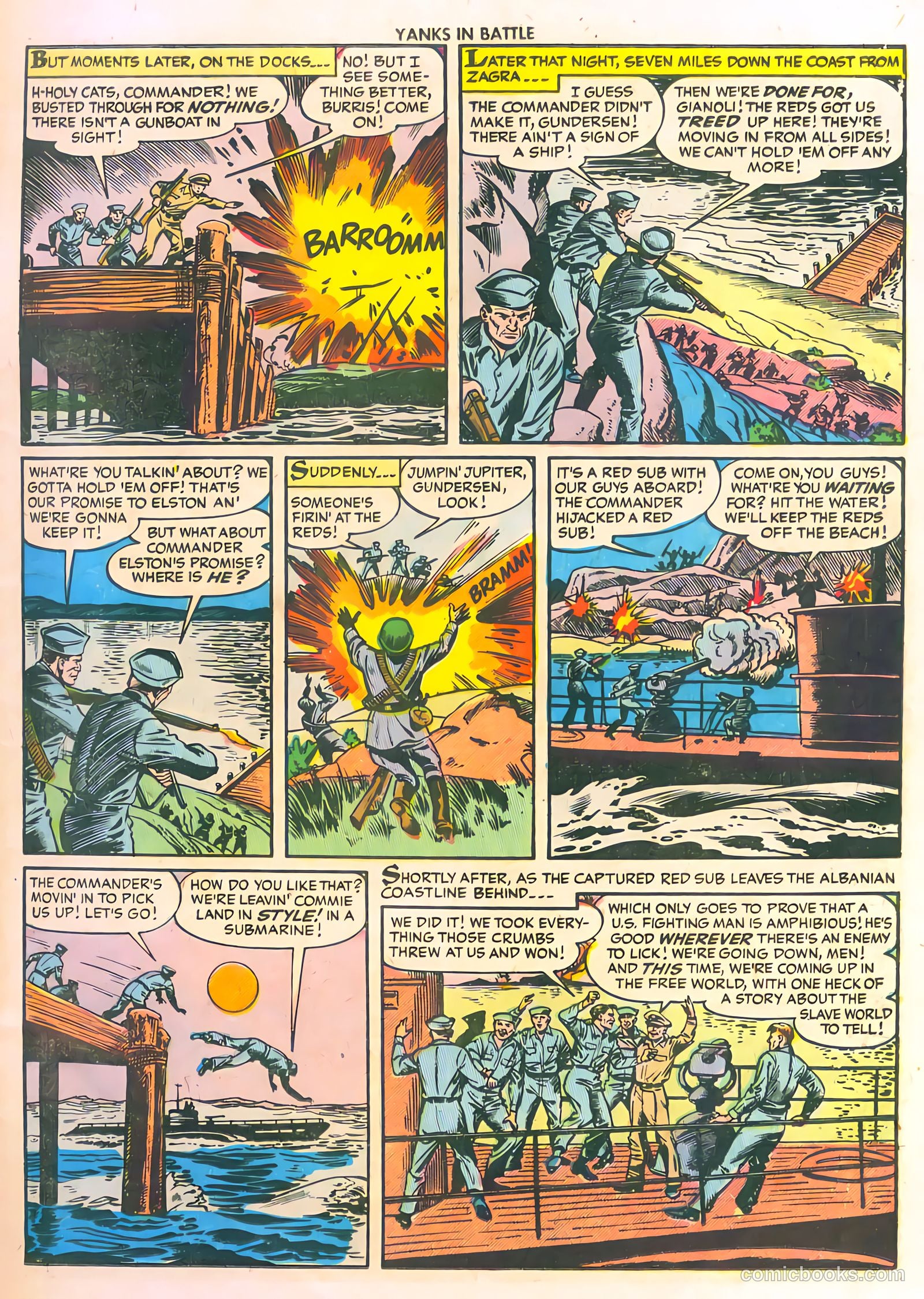 Yanks in Battle #3 (1956) — page 11 of 35