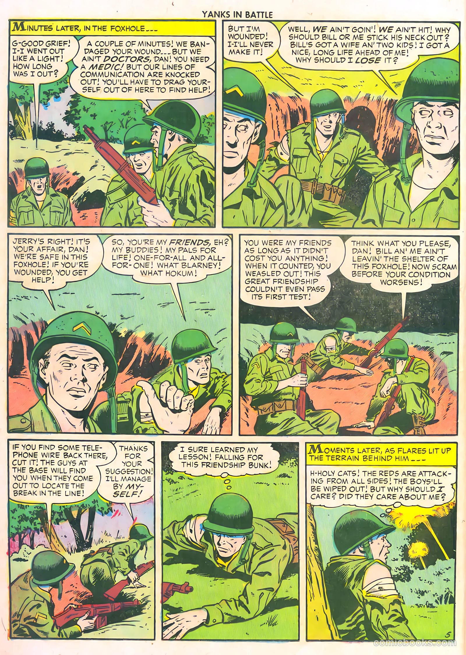 Yanks in Battle #3 (1956) — page 16 of 35