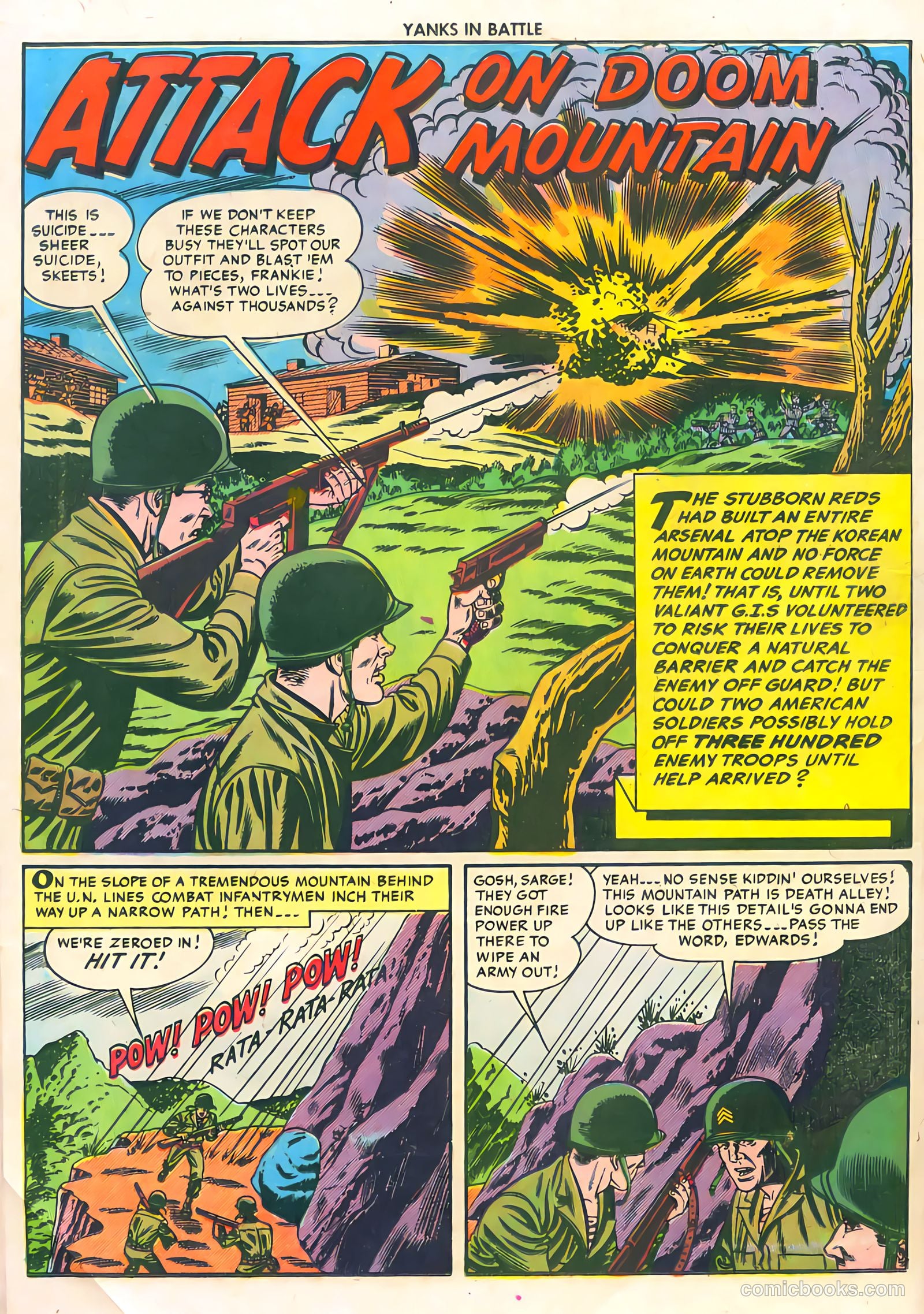 Yanks in Battle #3 (1956) — page 18 of 35