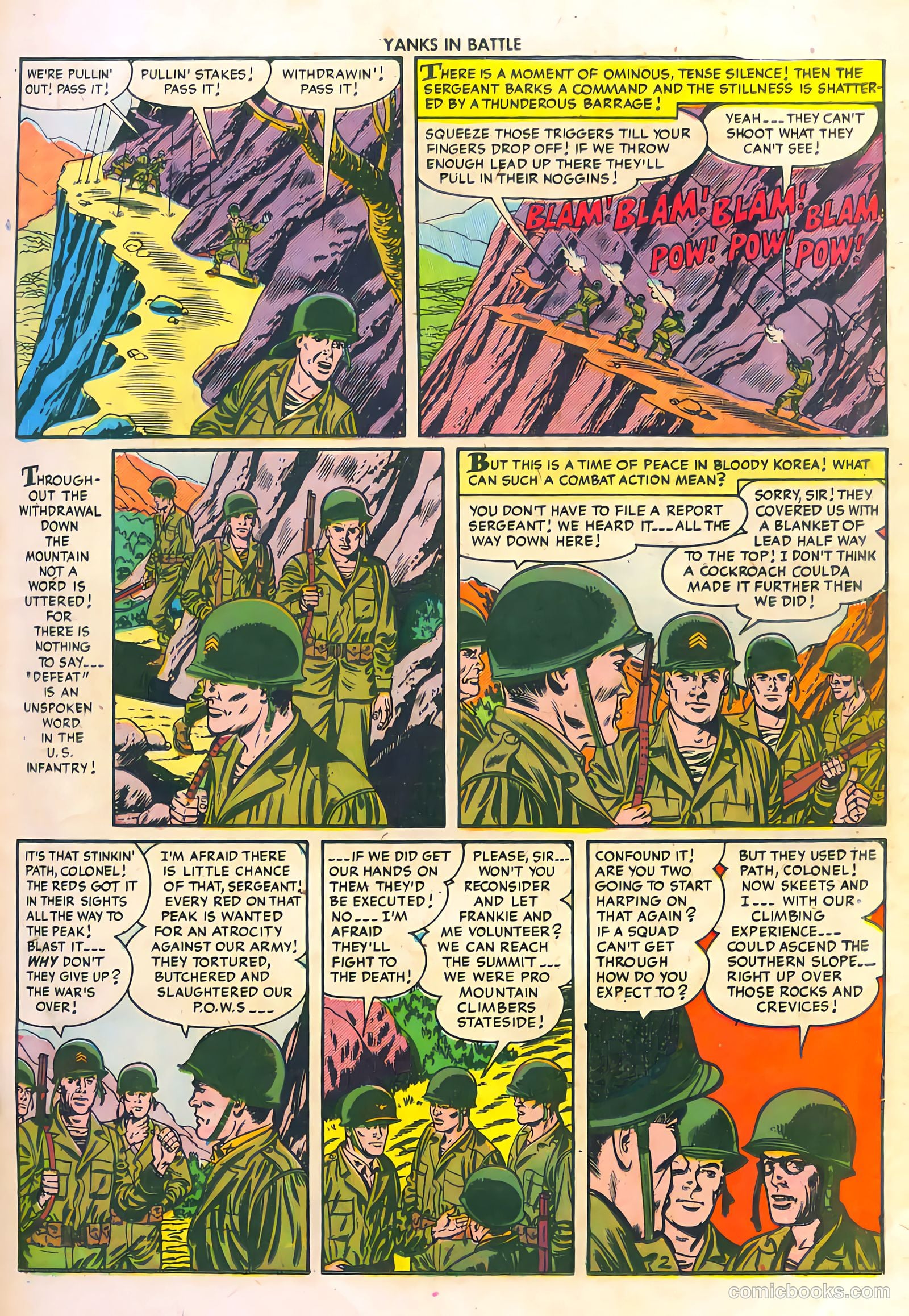Yanks in Battle #3 (1956) — page 19 of 35