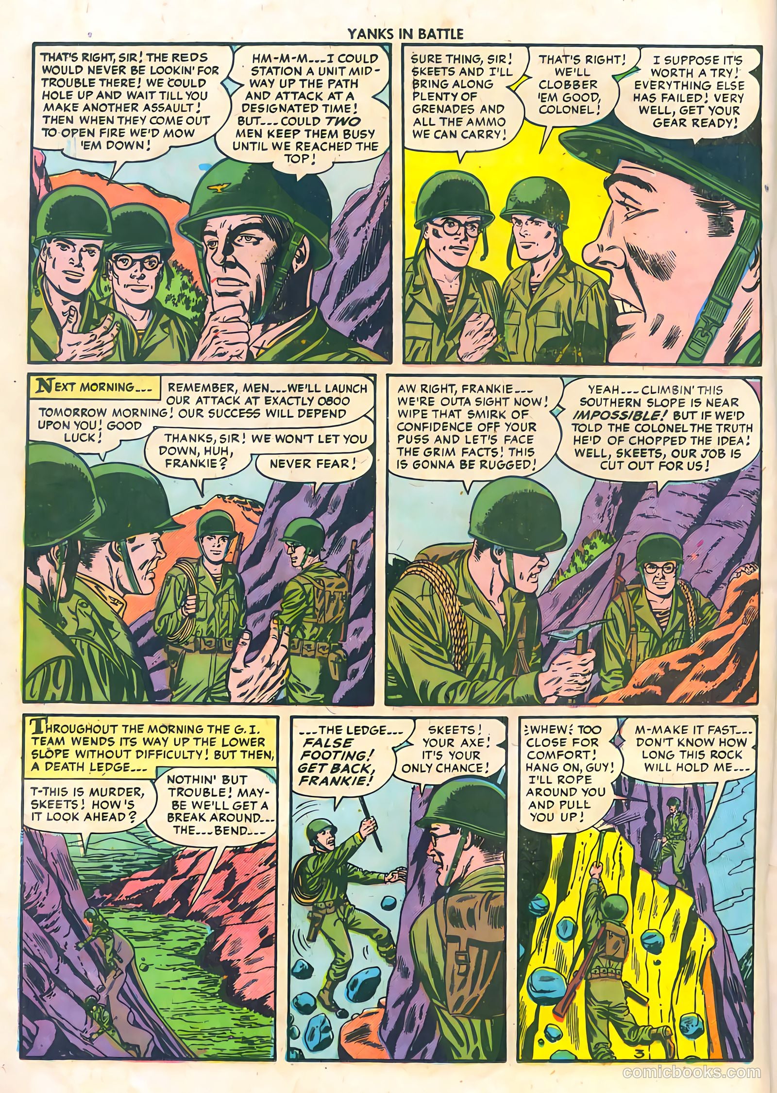 Yanks in Battle #3 (1956) — page 20 of 35