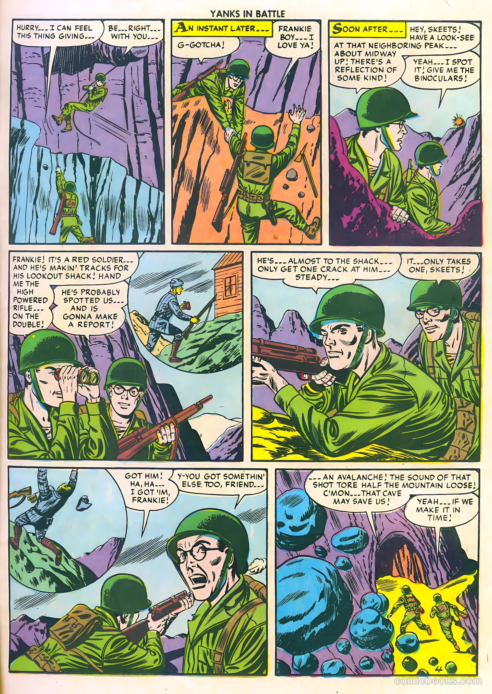Yanks in Battle #3 (1956) — page 21 of 35