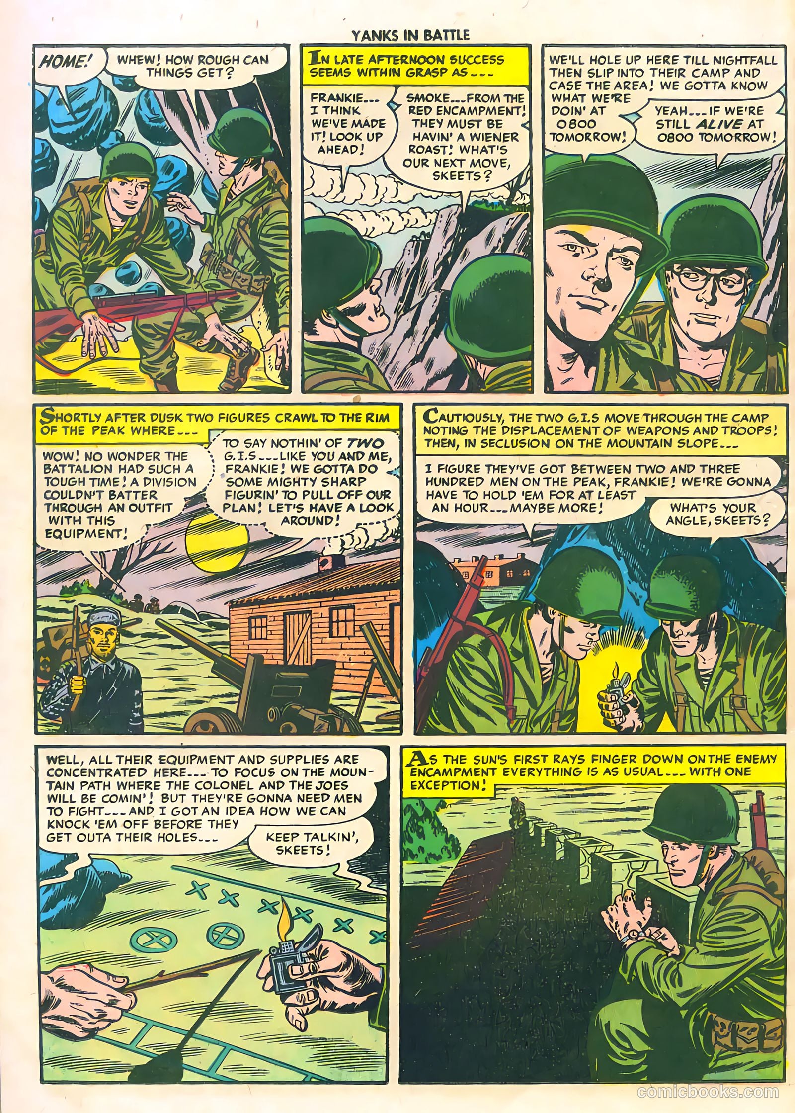 Yanks in Battle #3 (1956) — page 22 of 35