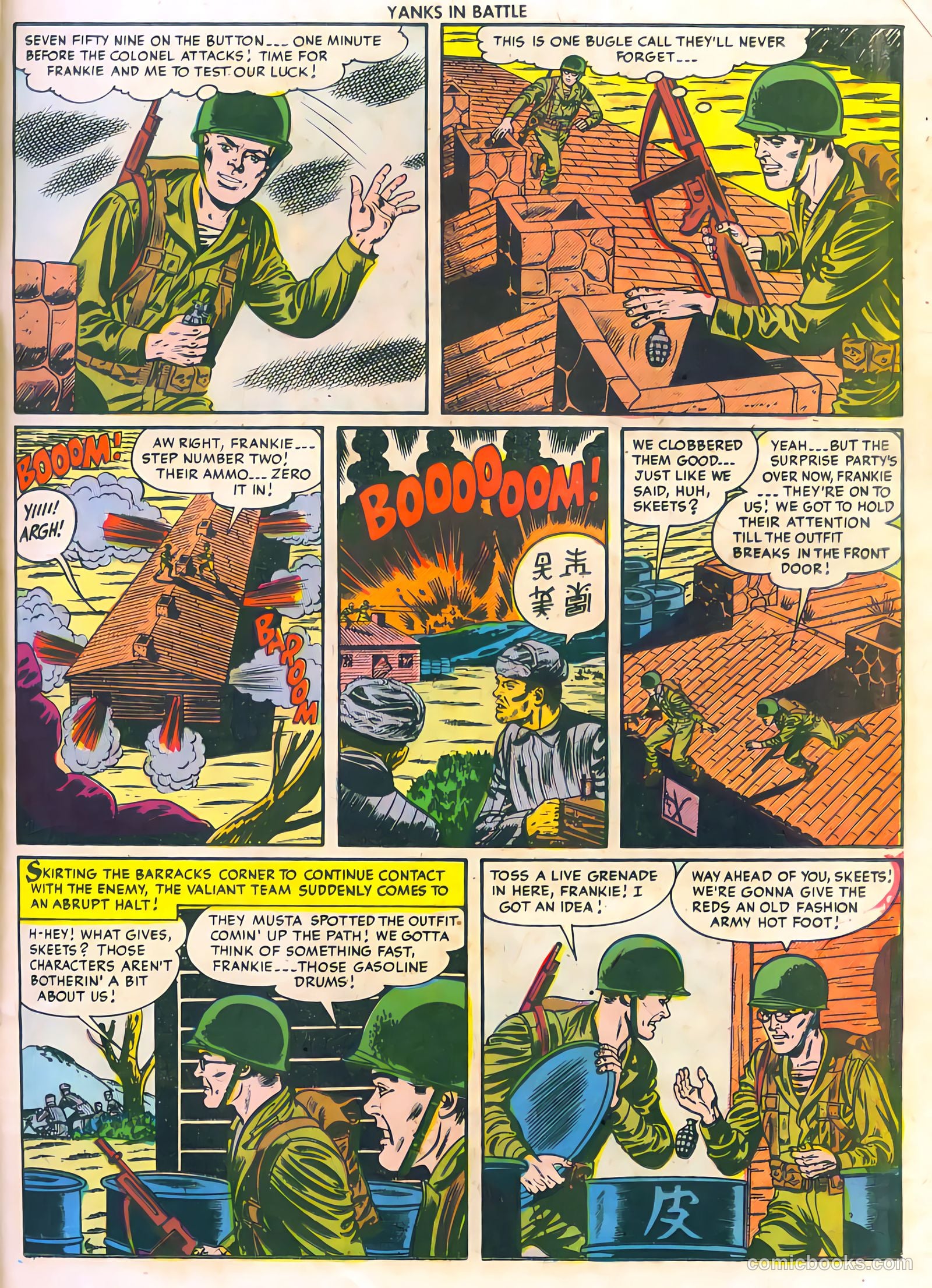 Yanks in Battle #3 (1956) — page 23 of 35