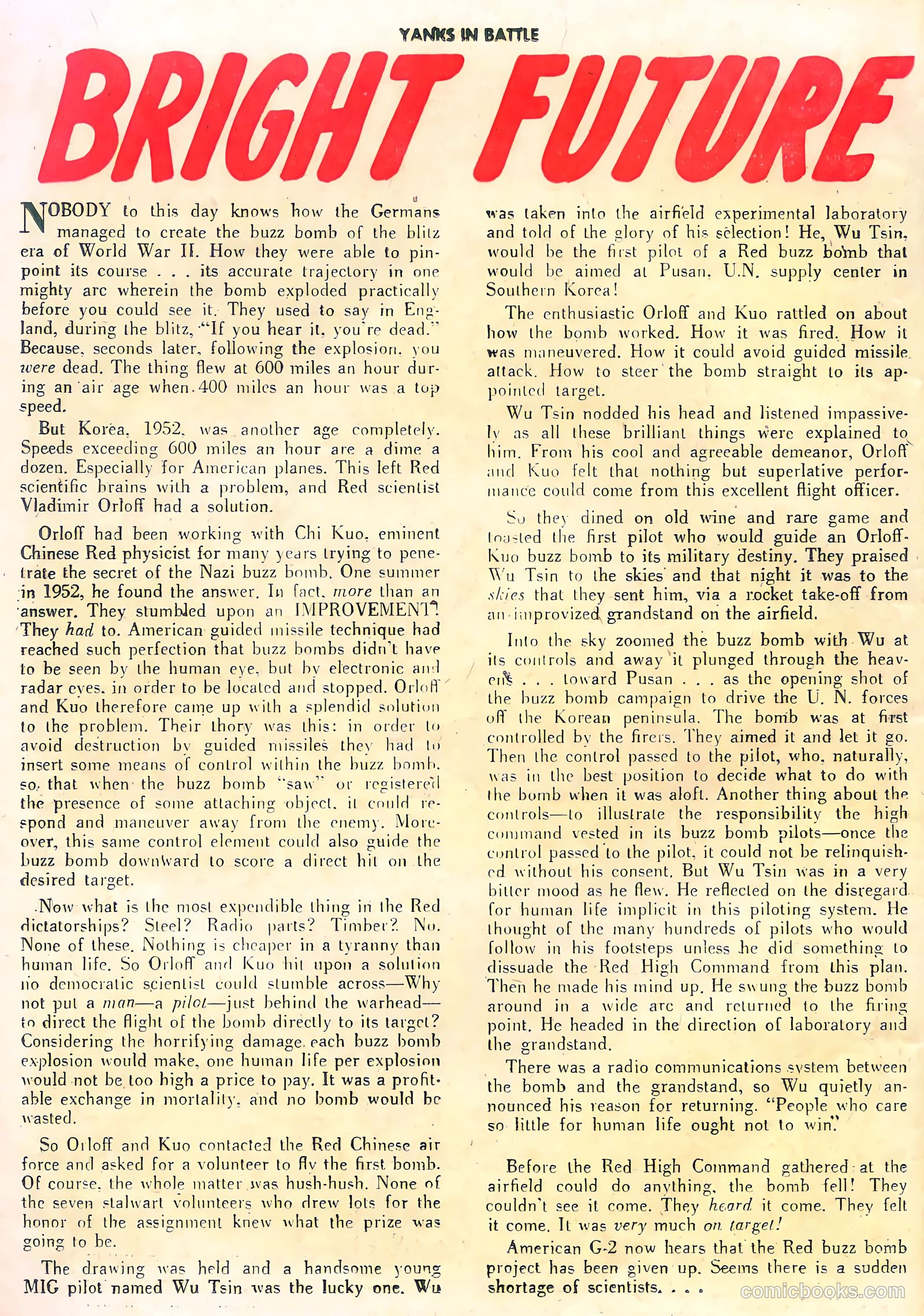 Yanks in Battle #3 (1956) — page 26 of 35