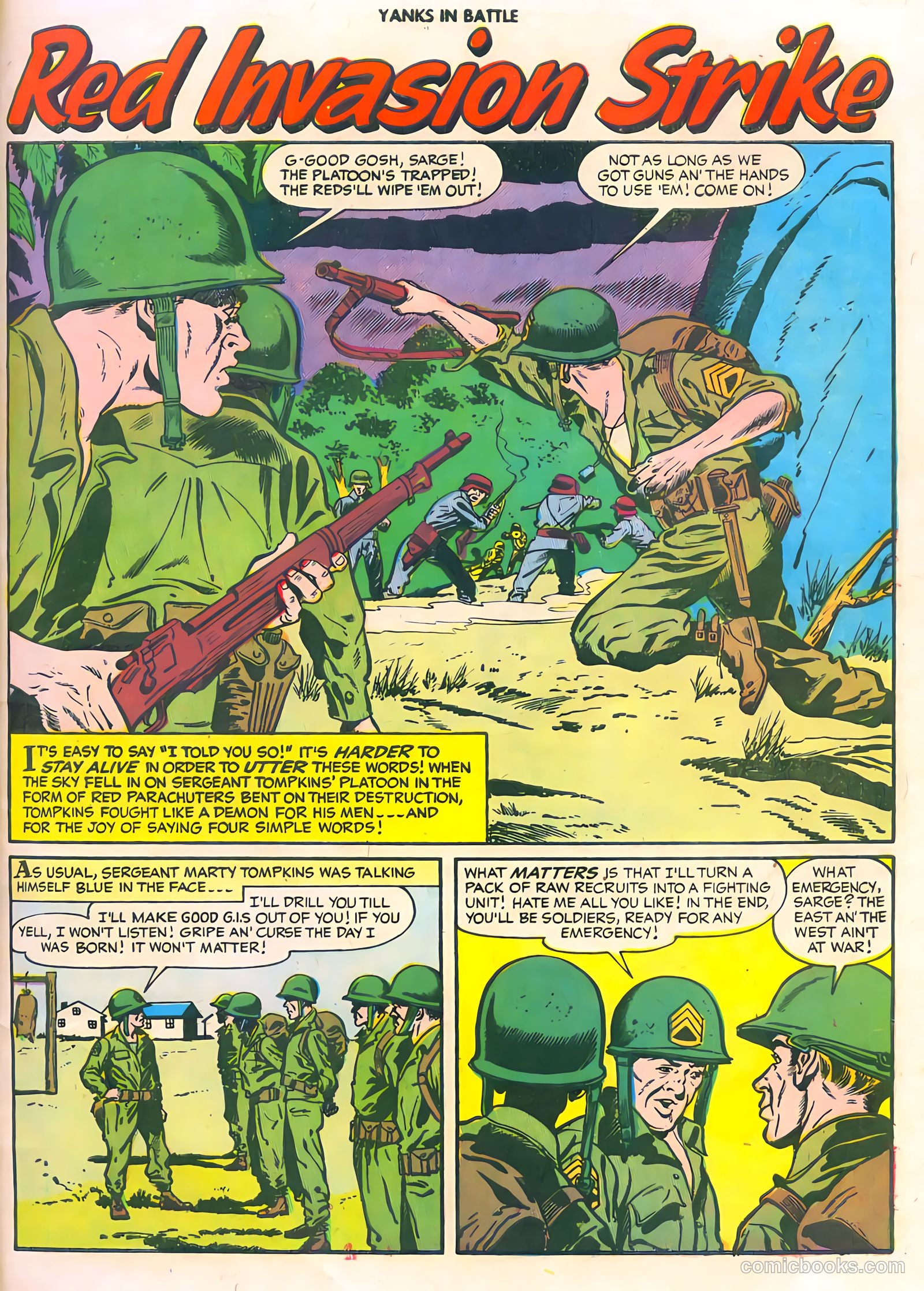 Yanks in Battle #3 (1956) — page 27 of 35
