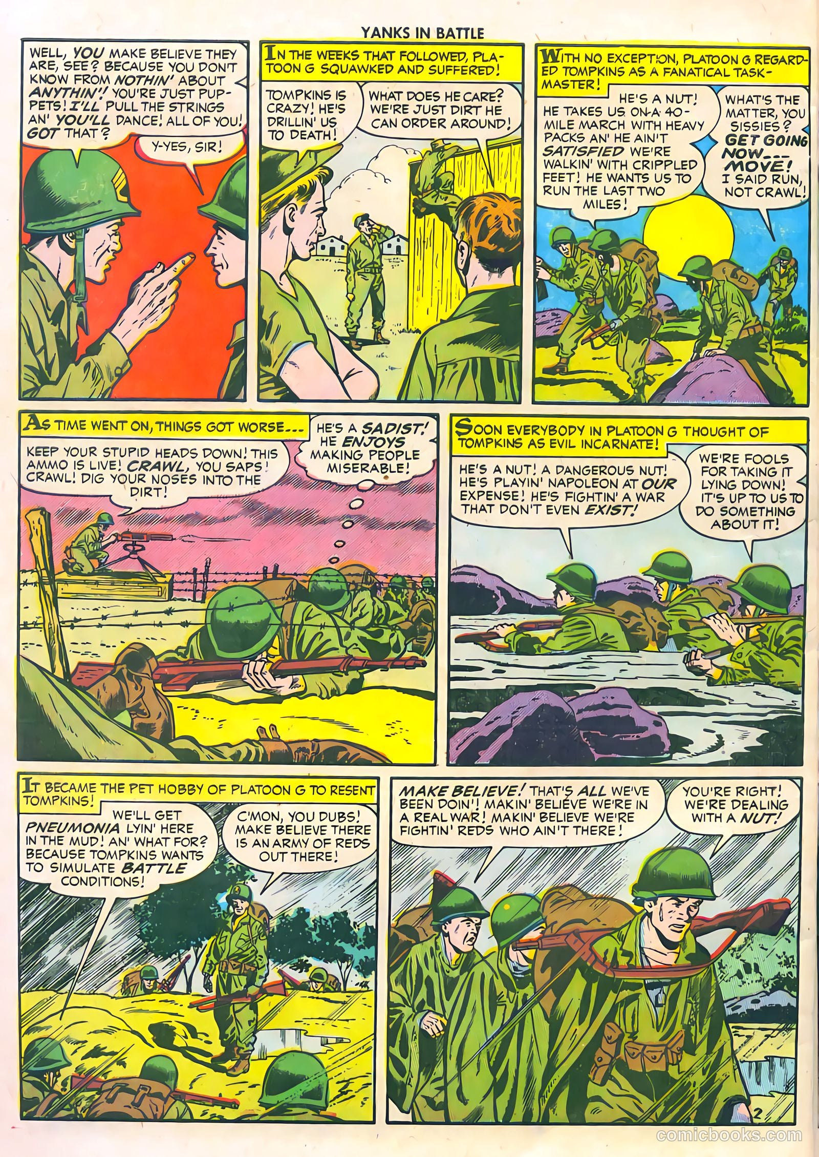 Yanks in Battle #3 (1956) — page 28 of 35