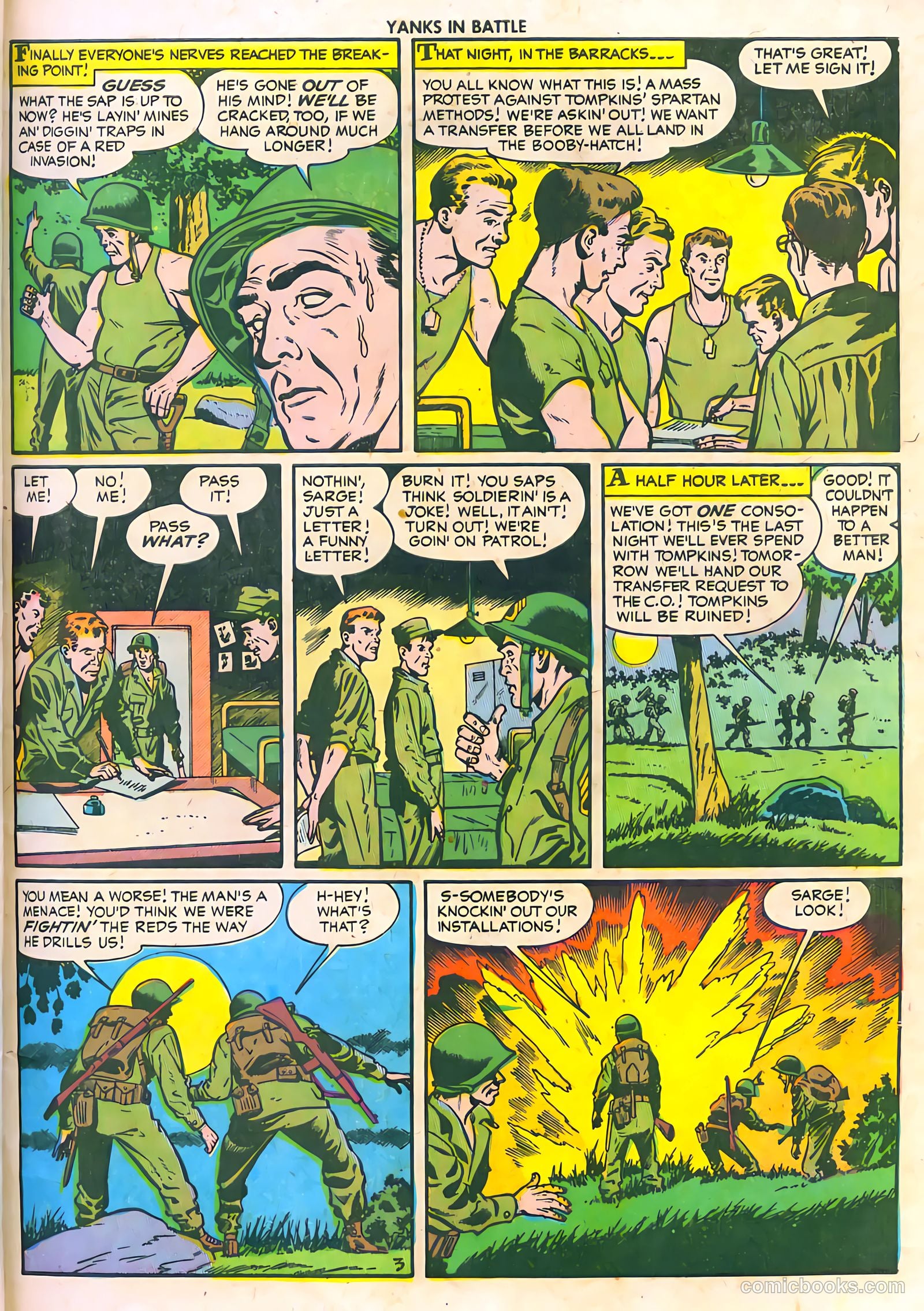 Yanks in Battle #3 (1956) — page 29 of 35