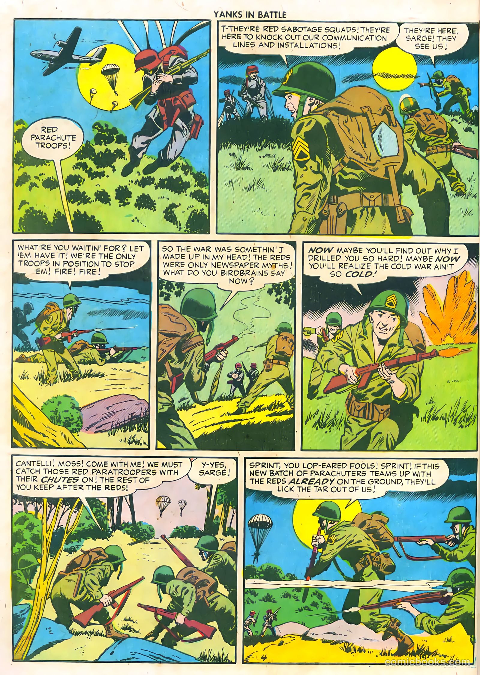 Yanks in Battle #3 (1956) — page 30 of 35