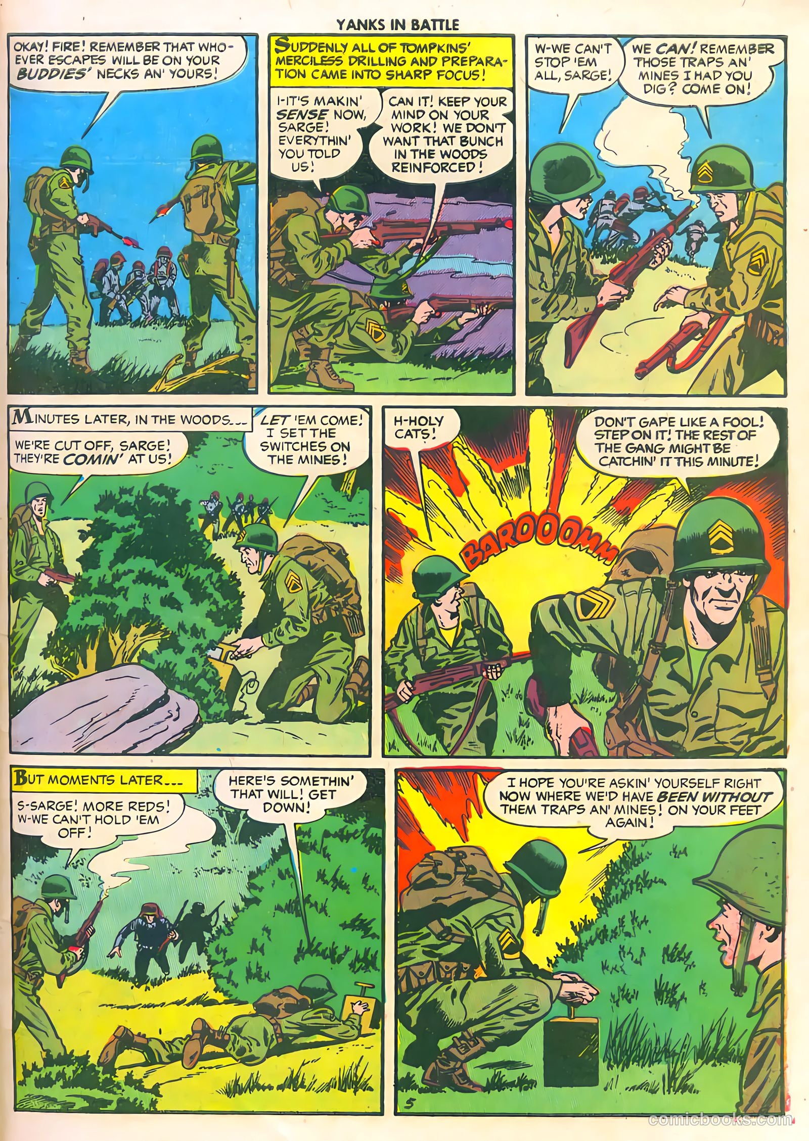 Yanks in Battle #3 (1956) — page 31 of 35